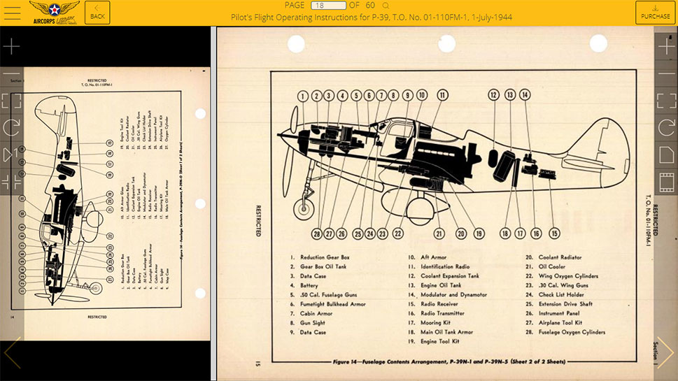 Click and drag the grey center bar left or right to create a larger viewing area for a single page.