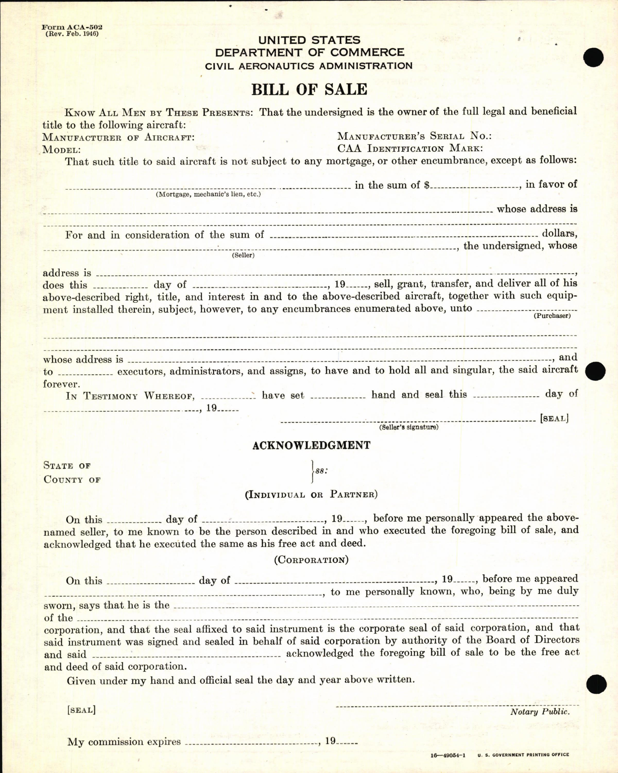 Sample page 8 from AirCorps Library document: Technical Information for Serial Number 1273