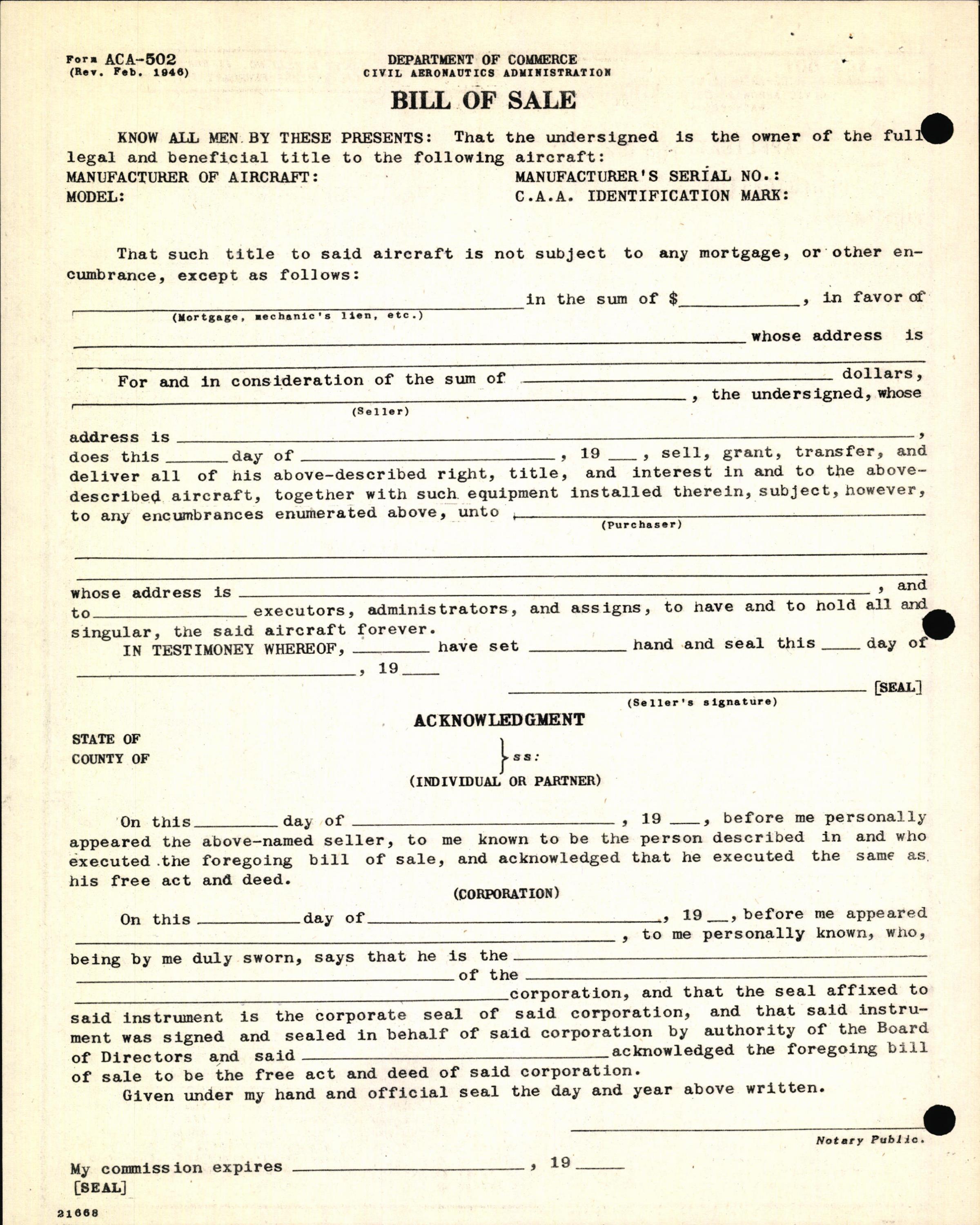 Sample page 6 from AirCorps Library document: Technical Information for Serial Number 1351