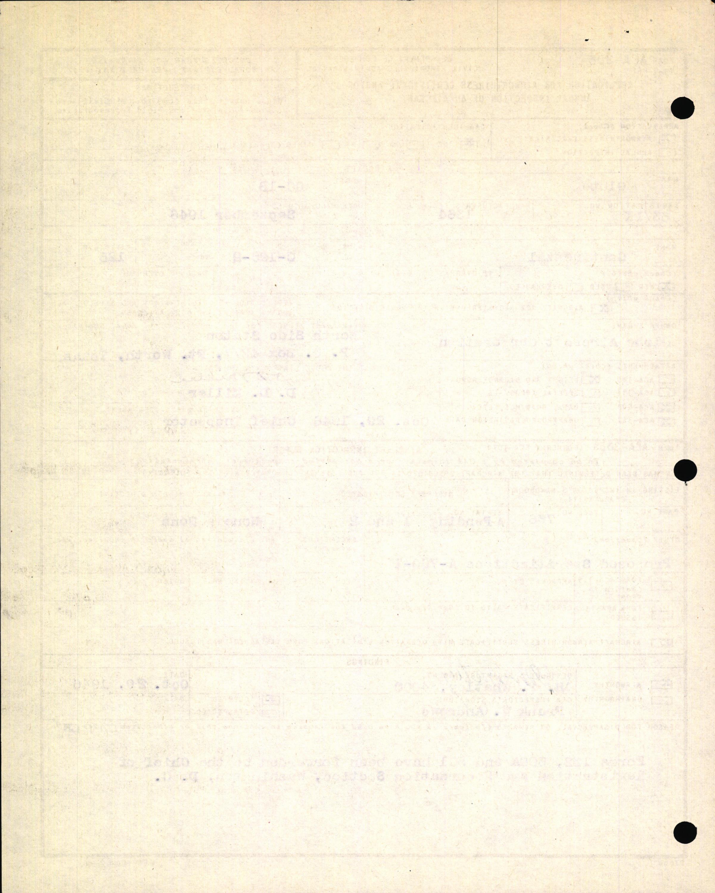 Sample page 4 from AirCorps Library document: Technical Information for Serial Number 1364