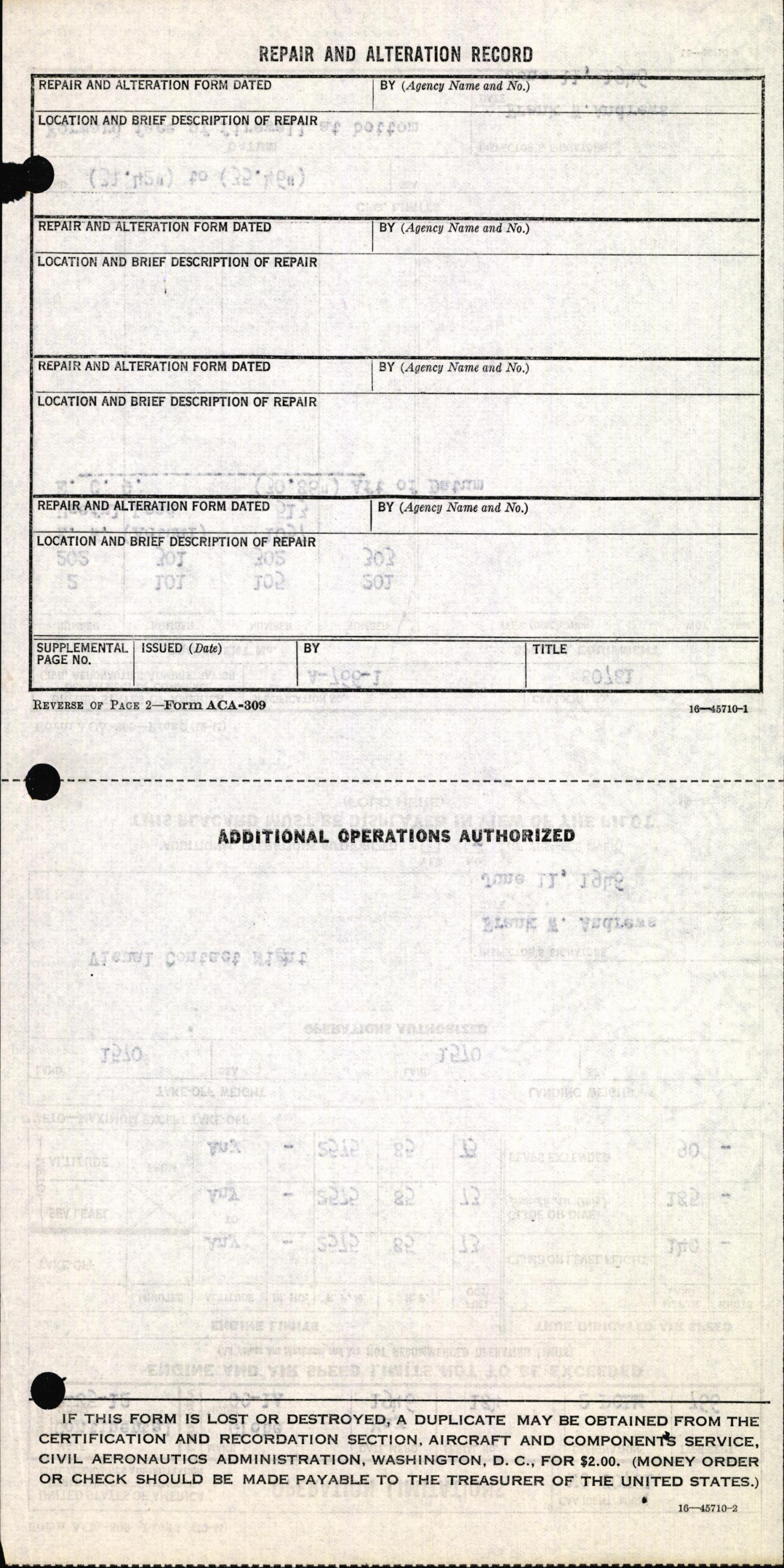 Sample page 4 from AirCorps Library document: Technical Information for Serial Number 184