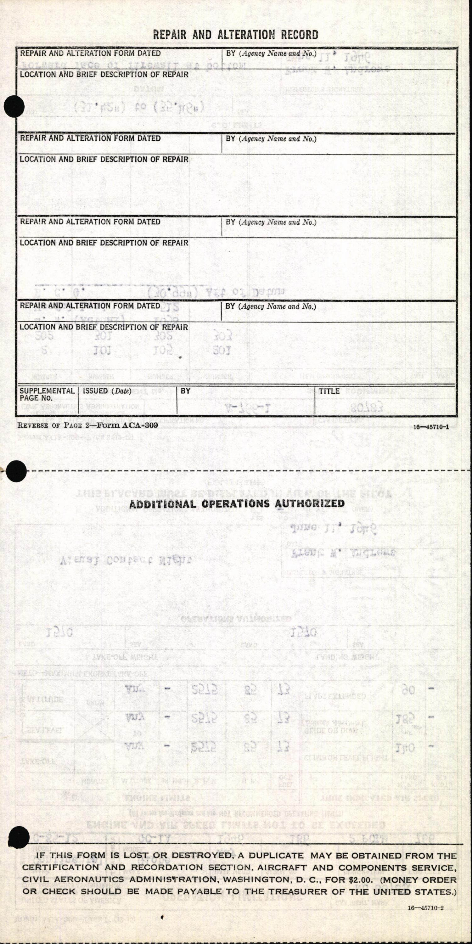 Sample page 6 from AirCorps Library document: Technical Information for Serial Number 186