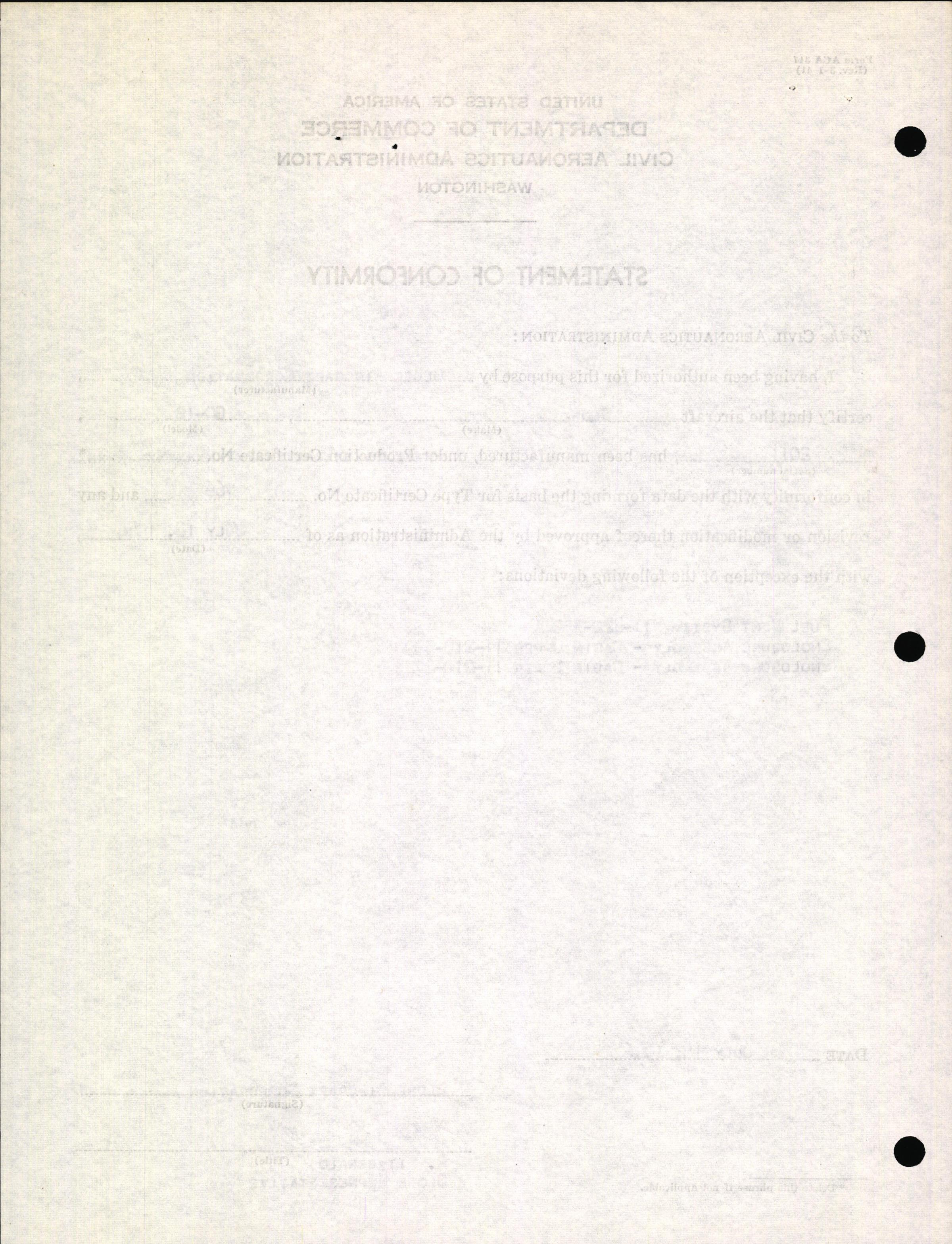 Sample page 6 from AirCorps Library document: Technical Information for Serial Number 2011