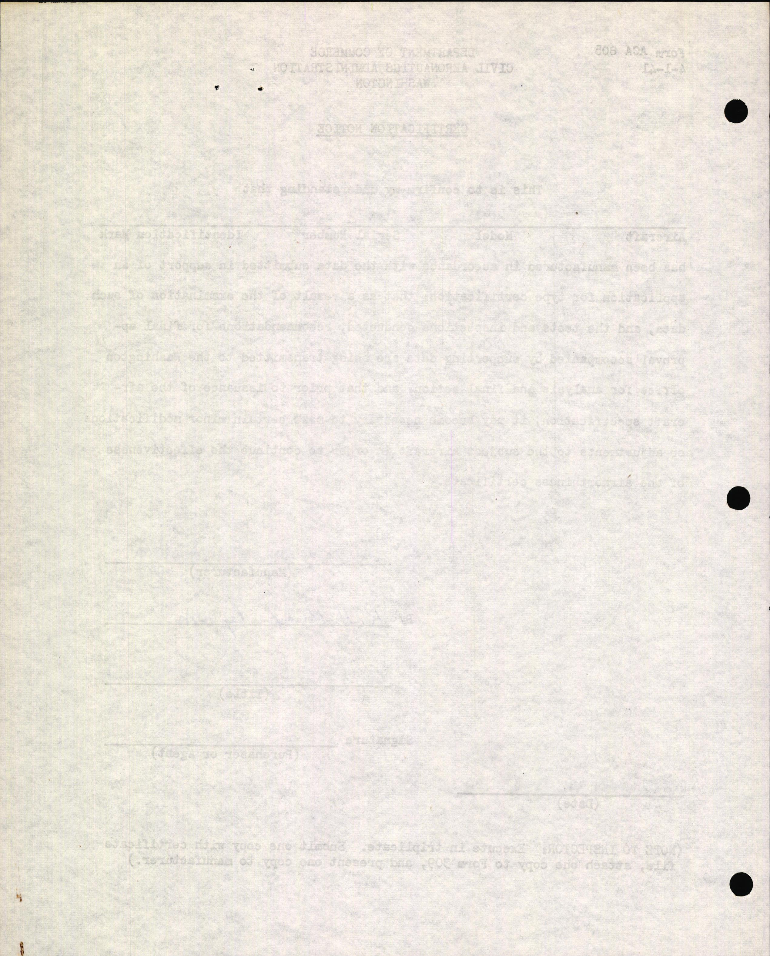 Sample page 4 from AirCorps Library document: Technical Information for Serial Number 2146