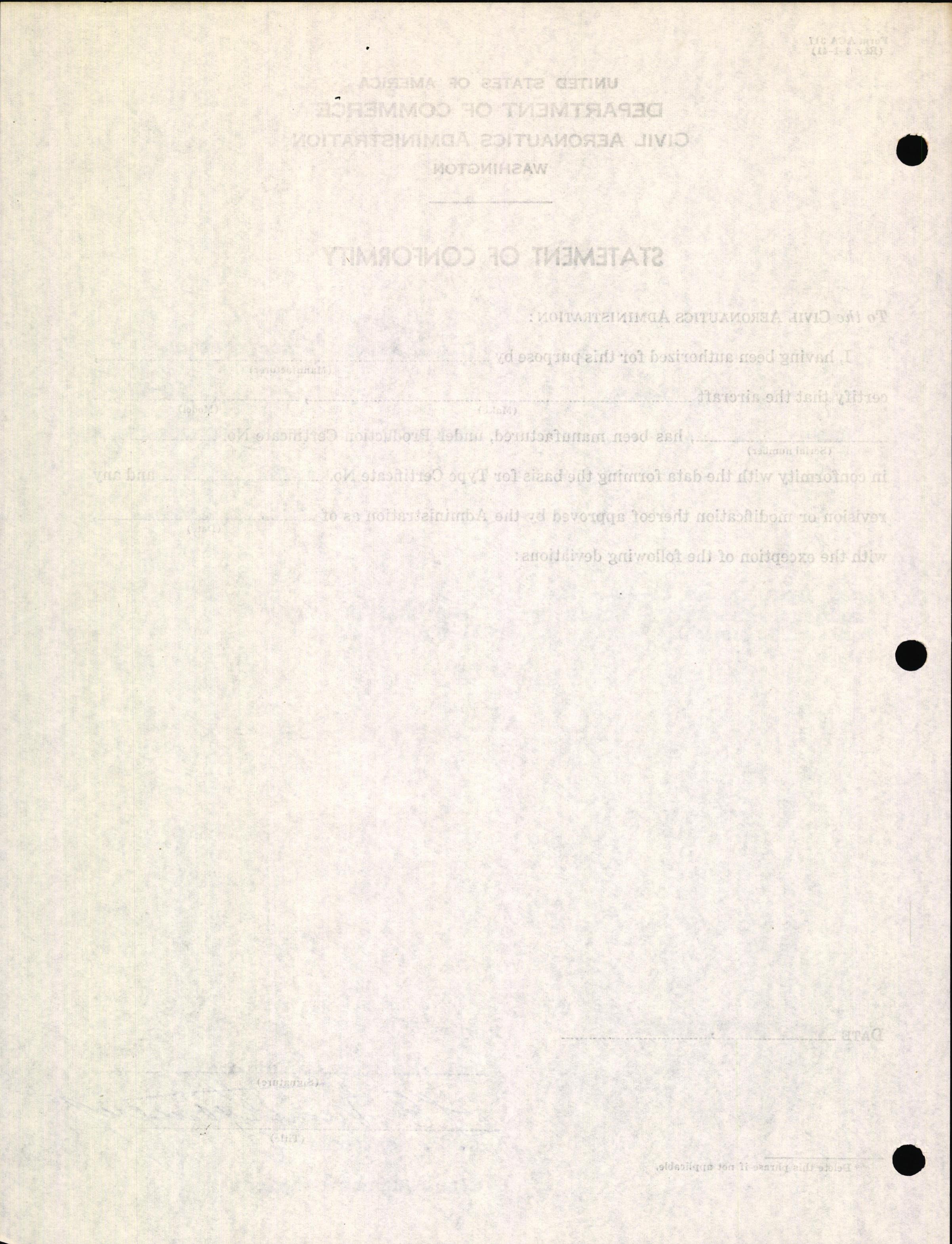 Sample page 2 from AirCorps Library document: Technical Information for Serial Number 2210