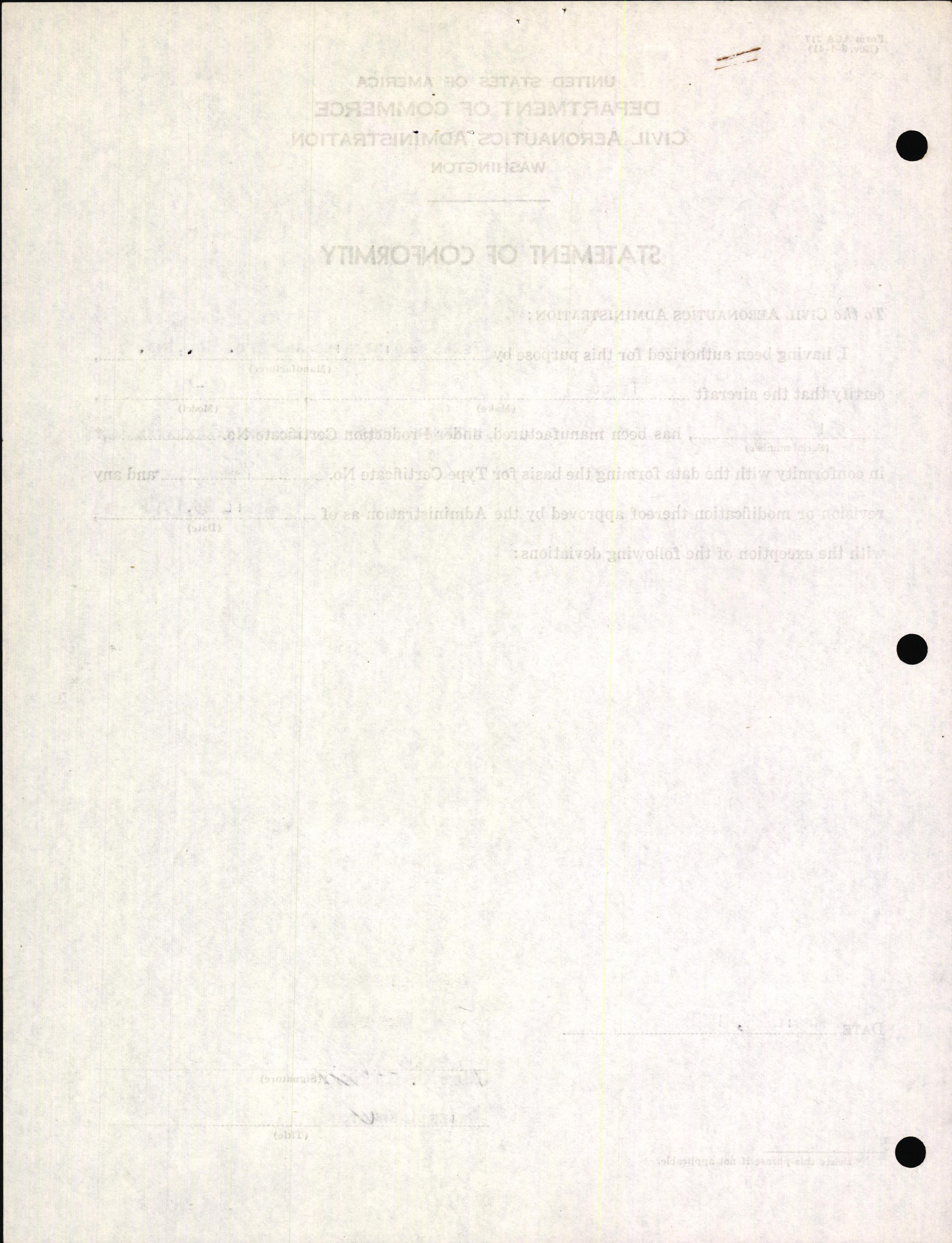 Sample page 4 from AirCorps Library document: Technical Information for Serial Number 3516