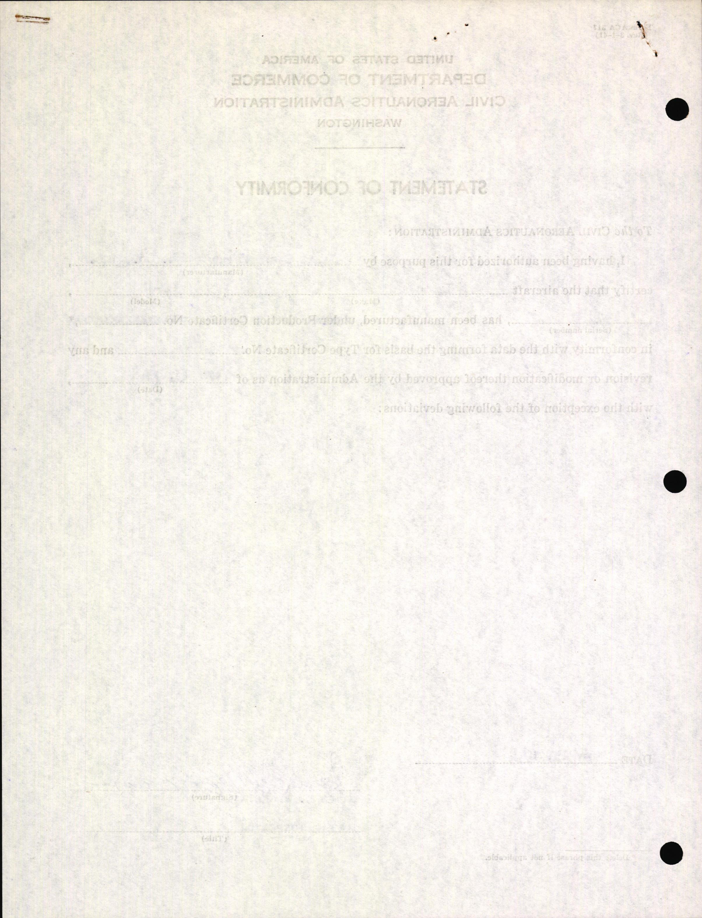 Sample page 4 from AirCorps Library document: Technical Information for Serial Number 3544