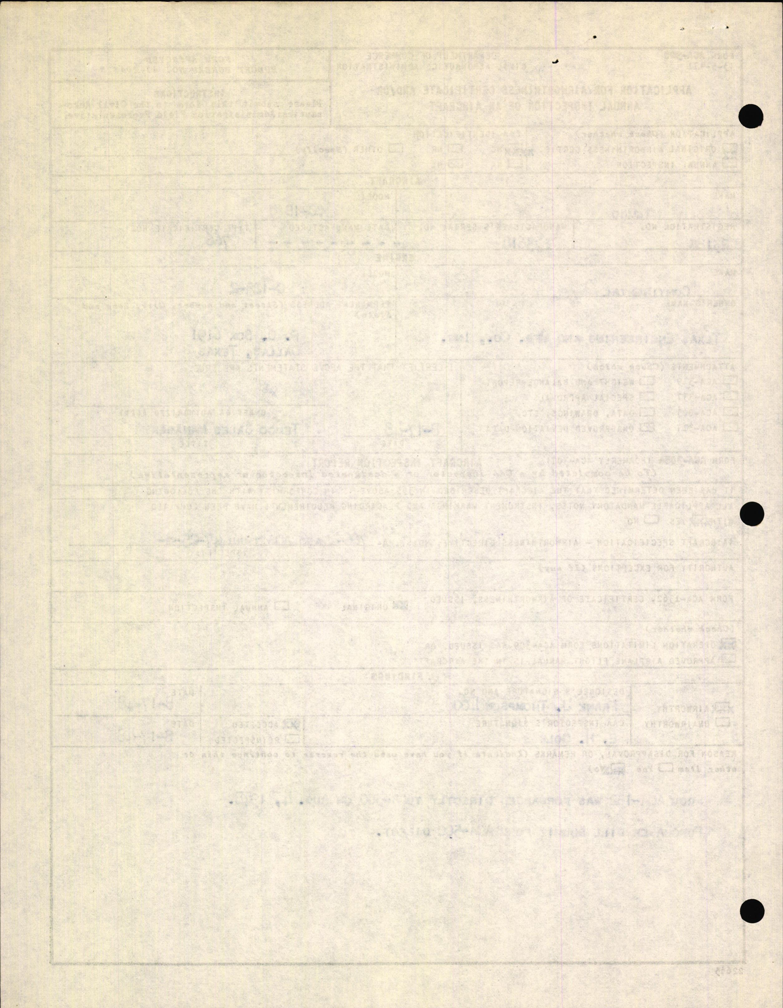 Sample page 2 from AirCorps Library document: Technical Information for Serial Number 3618