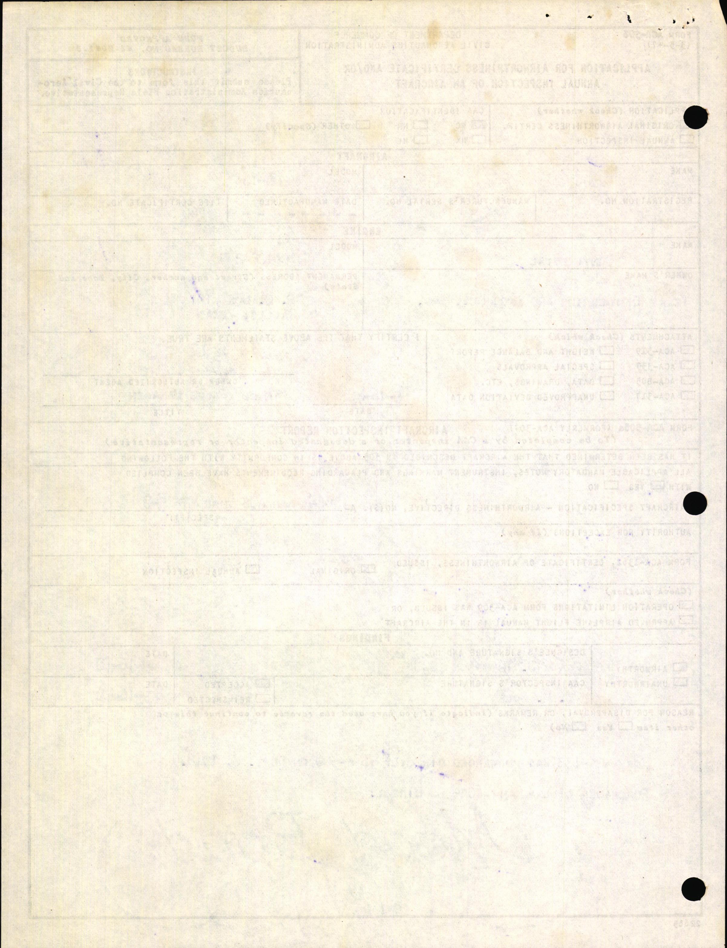 Sample page 2 from AirCorps Library document: Technical Information for Serial Number 3643