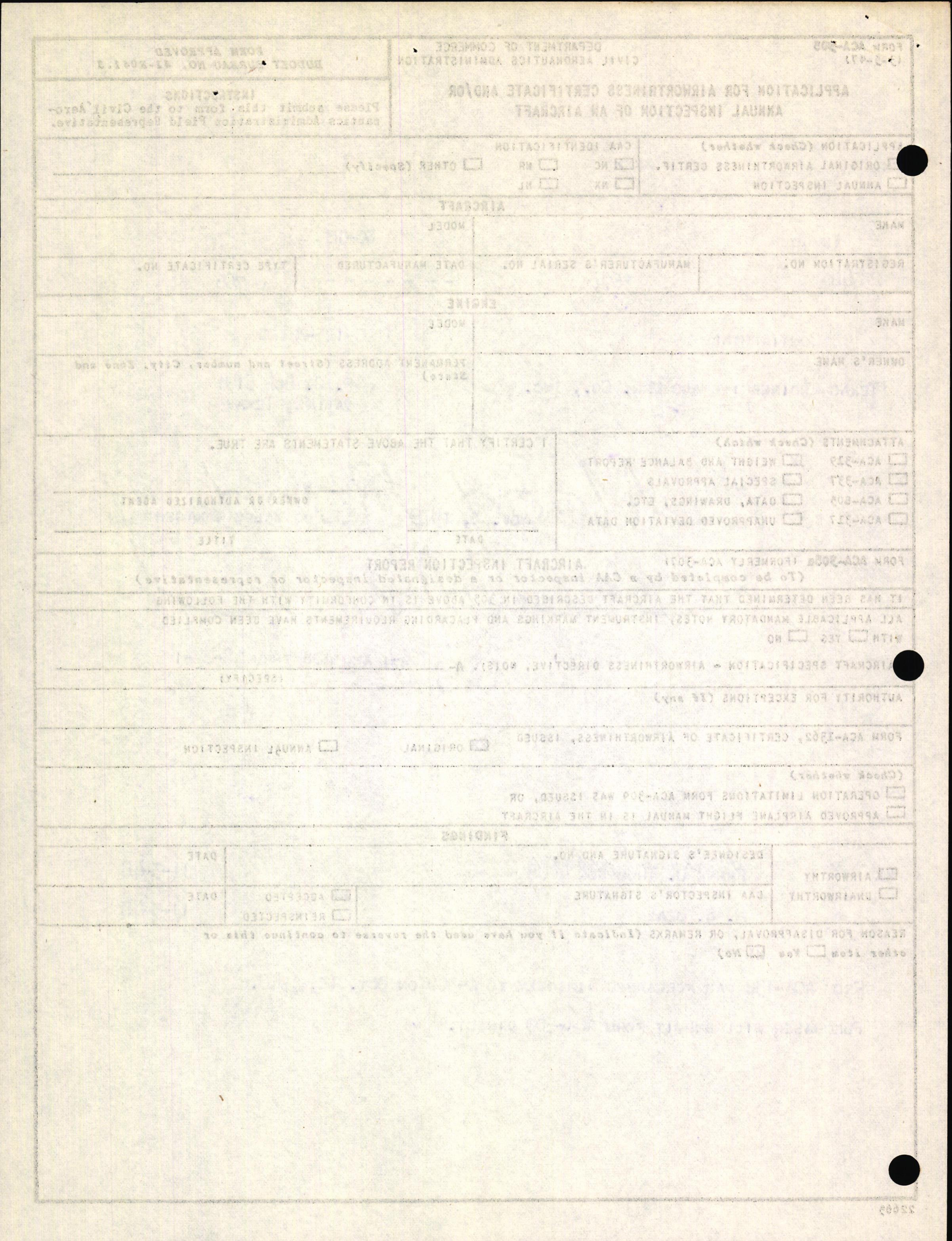 Sample page 2 from AirCorps Library document: Technical Information for Serial Number 3674