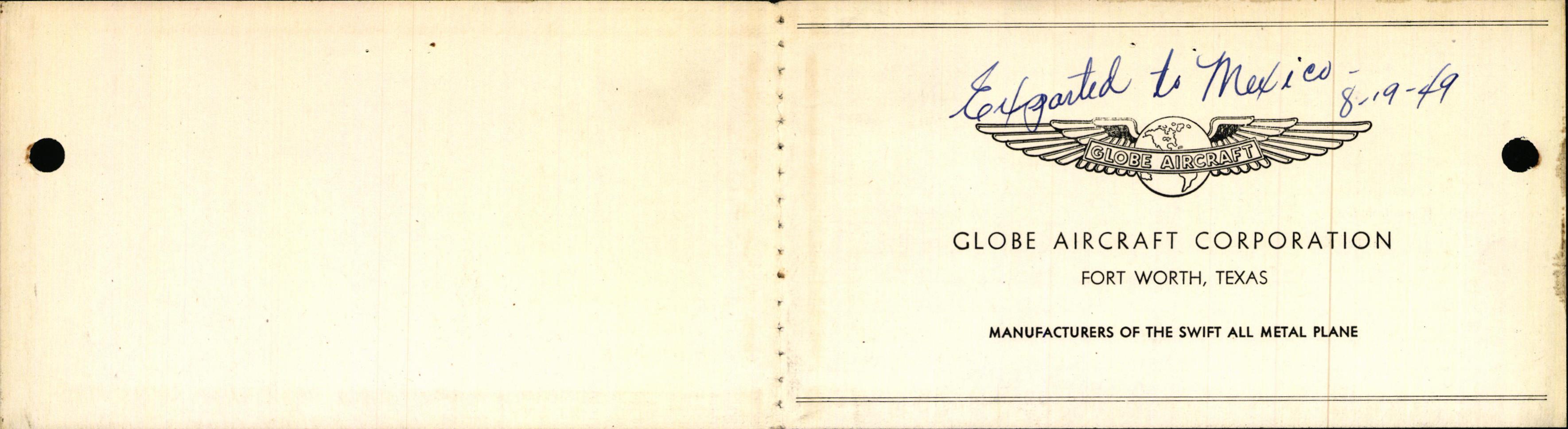 Sample page 3 from AirCorps Library document: Technical Information for Serial Number 3713