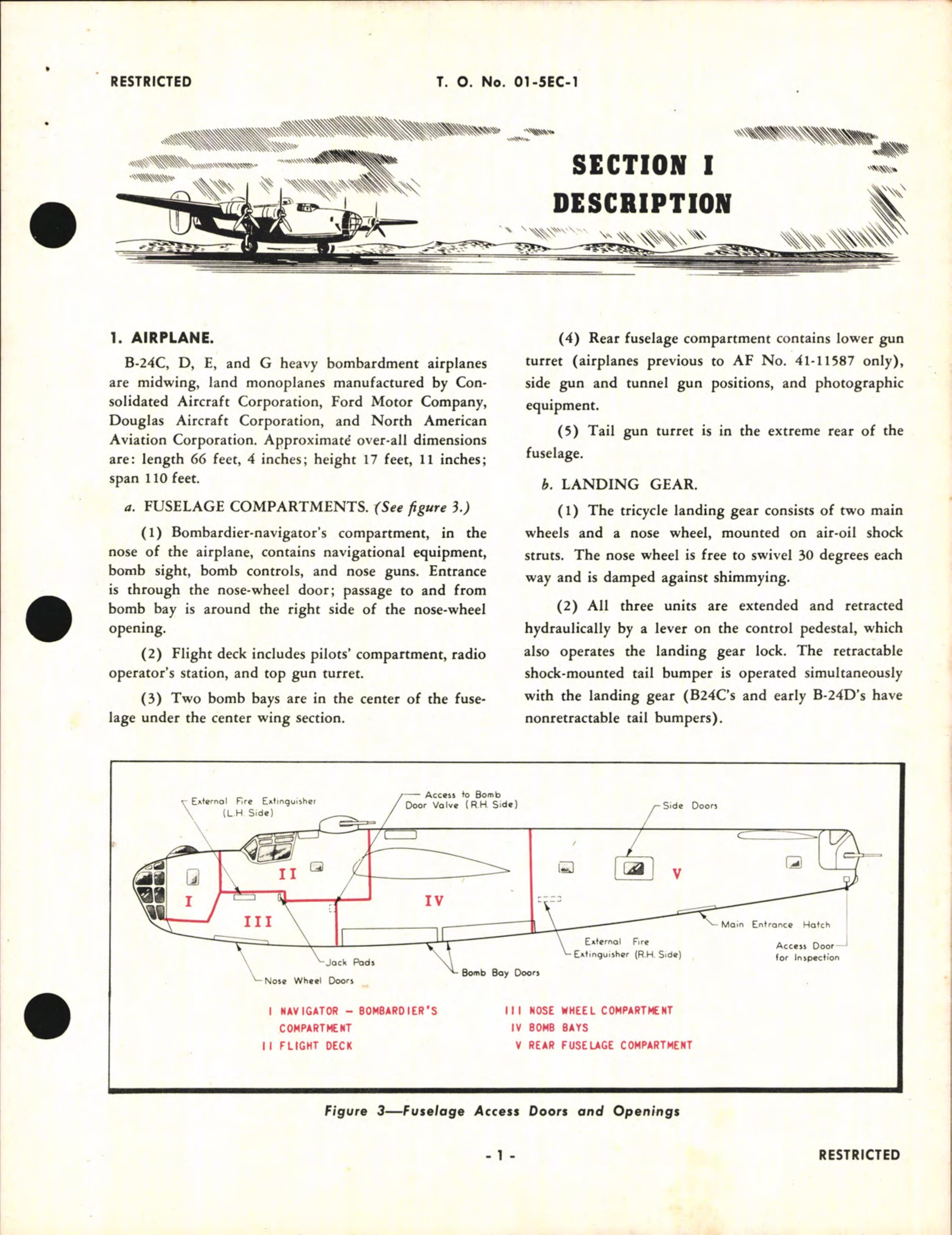 Sample page 7 from AirCorps Library document: Pilot's Flight Operating Instructions for B-24C, D, E, and G