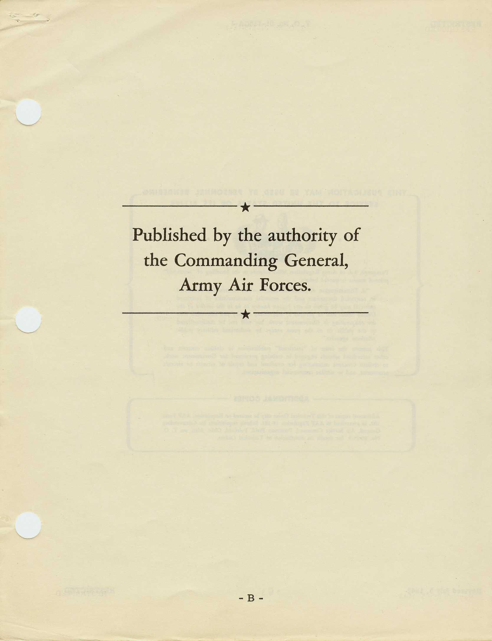 Sample page 3 from AirCorps Library document: Pilot's Flight Operating Instructions for PT-19 Series