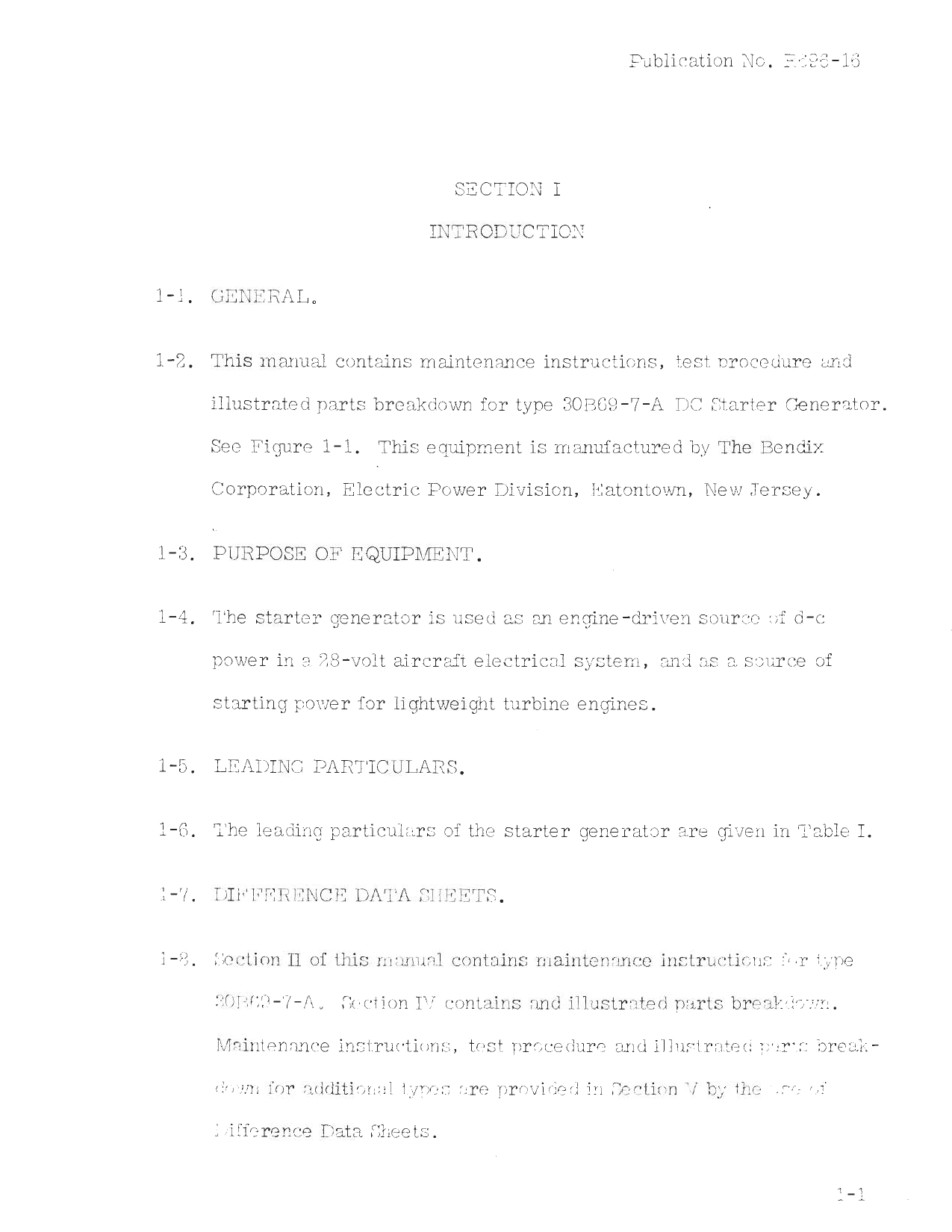 Sample page 5 from AirCorps Library document: Maintenance Instructions with Illustrated Parts List for DC Starter Generator - Type 30B69-7-A, 30B56-17-A, and 30B65-17-A