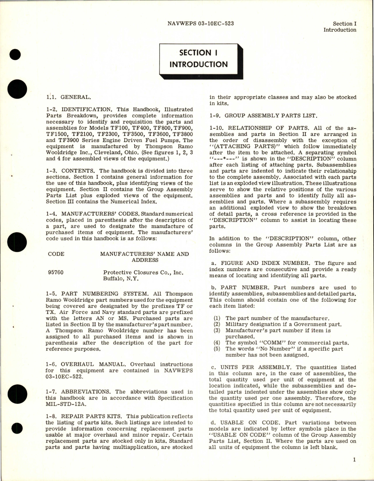 Sample page 5 from AirCorps Library document: Illustrated Parts Breakdown for Engine Driven Fuel Pumps 
