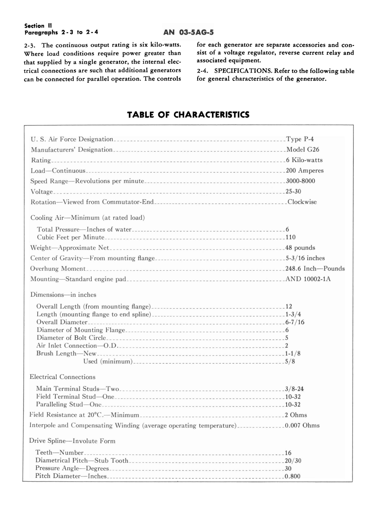 Sample page 7 from AirCorps Library document: Instructions with Parts Catalog for Jack & Heintz Generator - Model G26