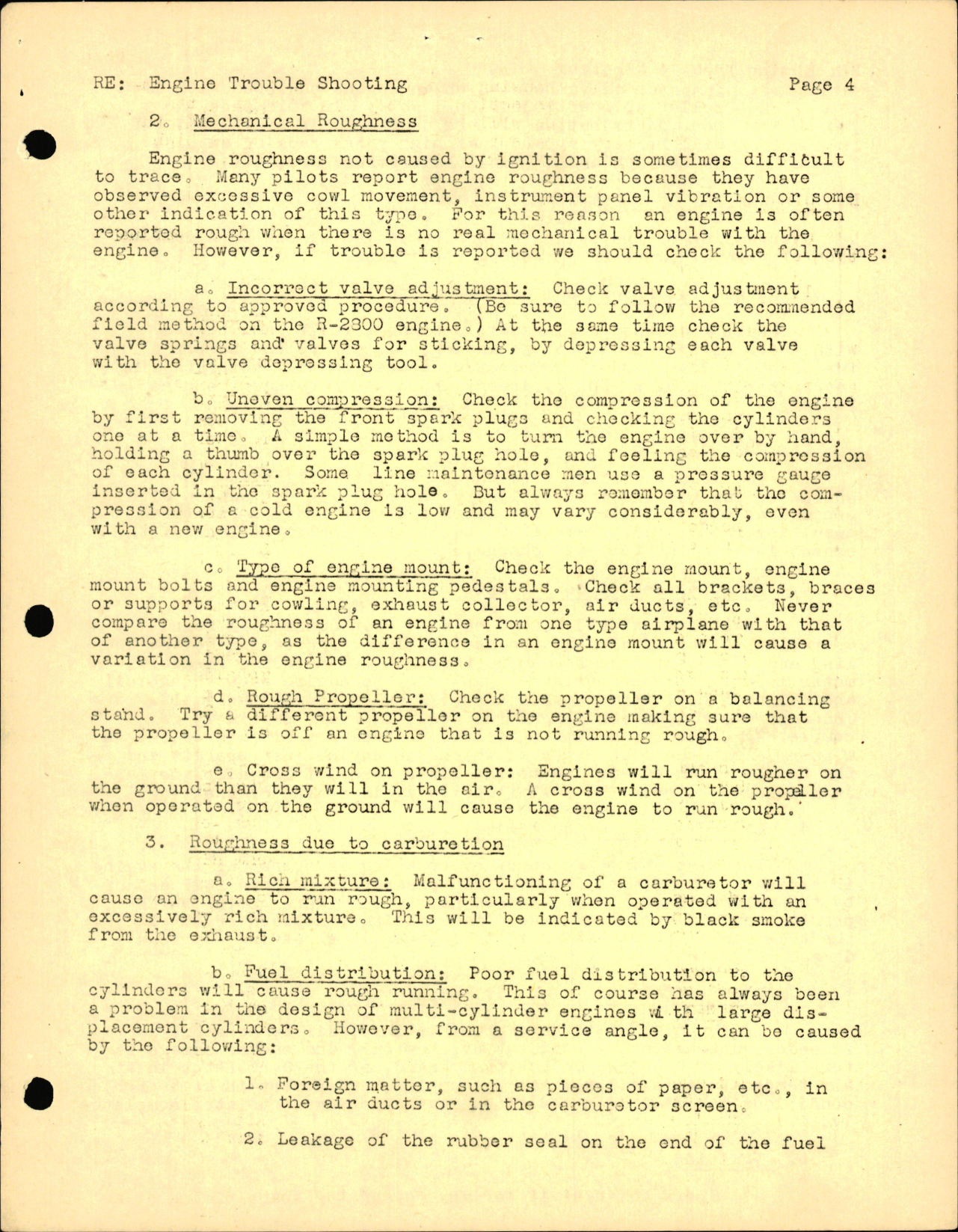 Sample page 5 from AirCorps Library document: Powerplant General - Engine Trouble Shooting