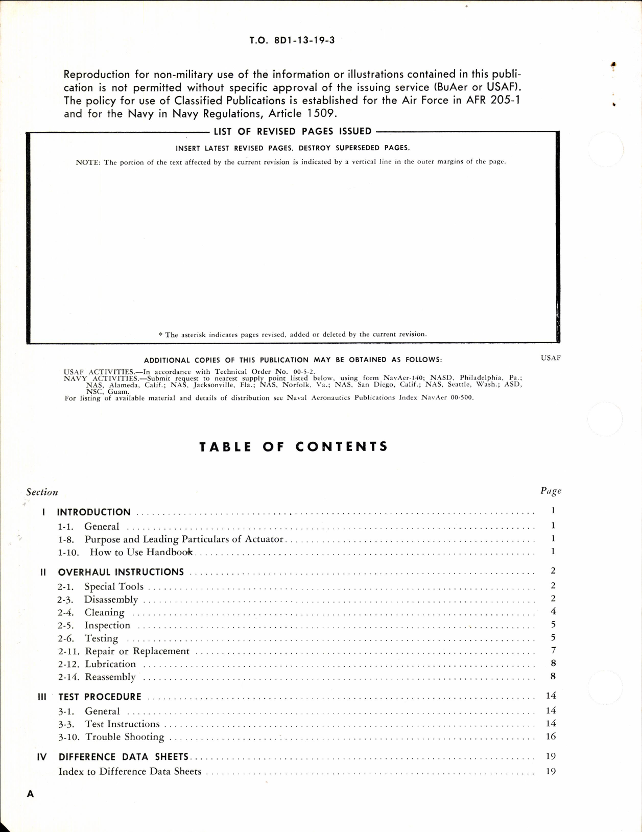 Sample page 2 from AirCorps Library document: Overhaul Instructions for Electromechanical Torque Actuators