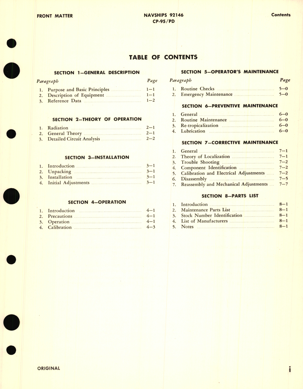 Sample page 5 from AirCorps Library document: Instruction Book for Radiac Computer-Indicator CP-95-PD