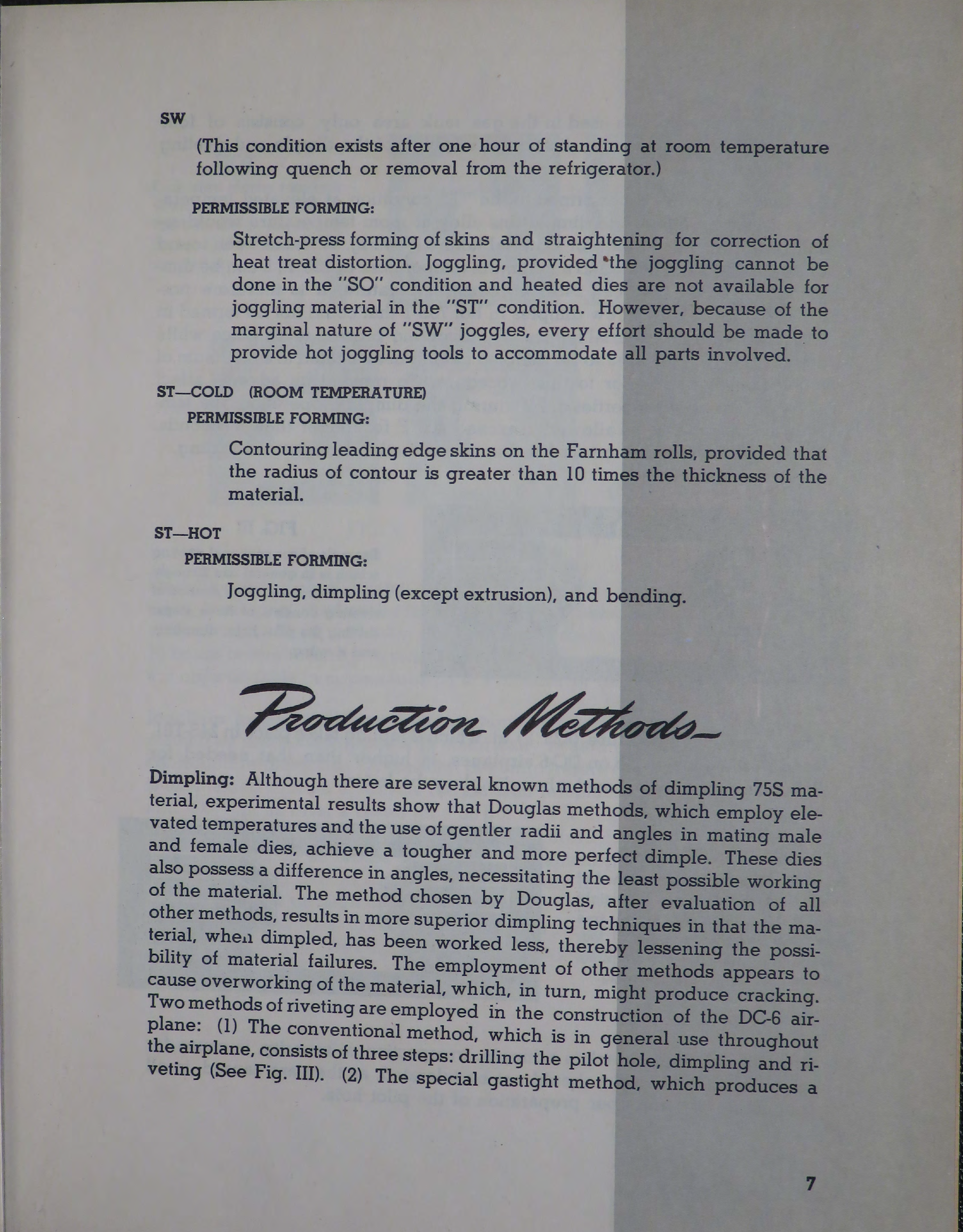 Sample page 9 from AirCorps Library document: A Douglas Service for 75S Characteristics and Handling