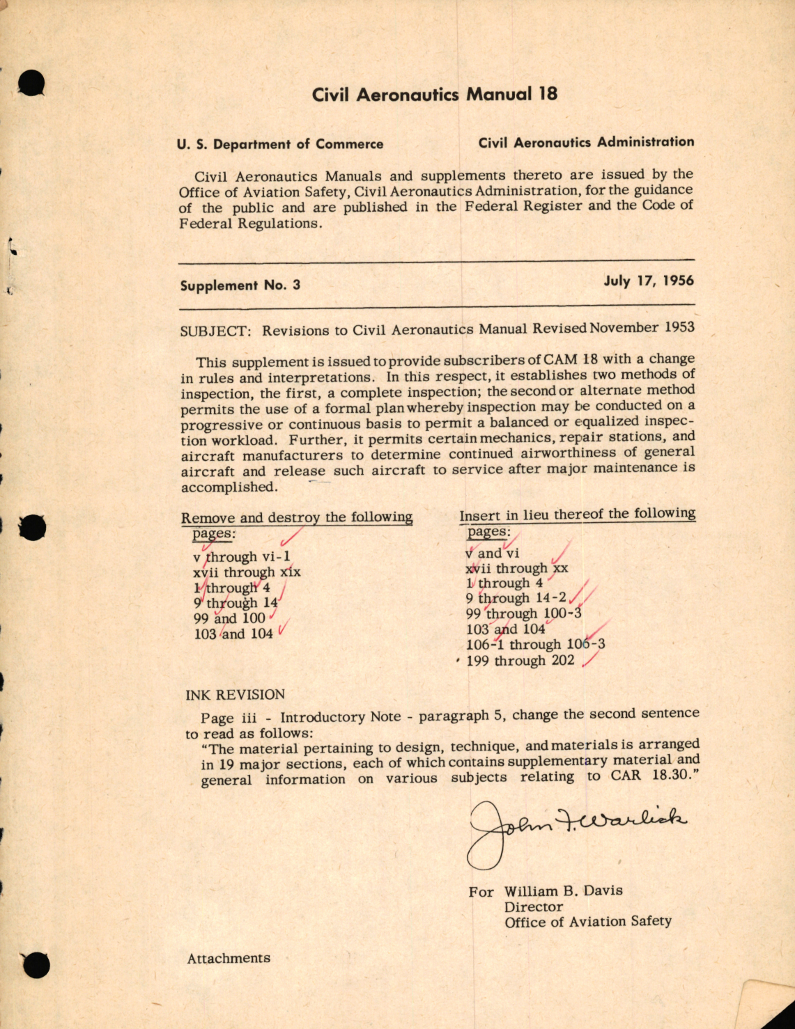 Sample page 5 from AirCorps Library document: Civil Aeronautics Manual 18 