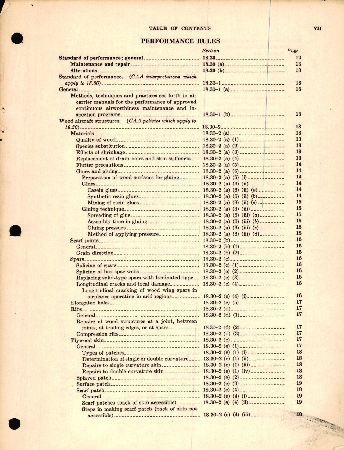 Sample page 9 from AirCorps Library document: Civil Aeronautics Manual 18 