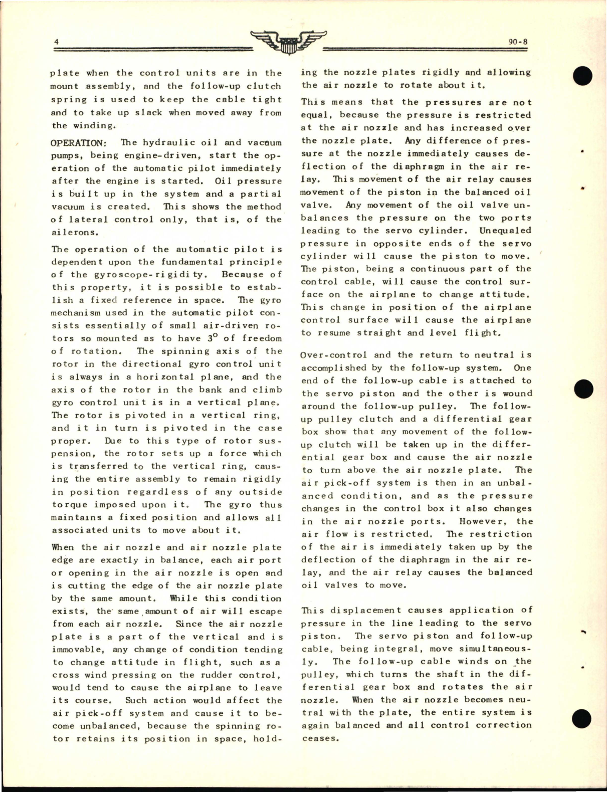 Sample page 6 from AirCorps Library document: Automatic Pilot Hydraulics and Small Tools - Instrument Repair Department