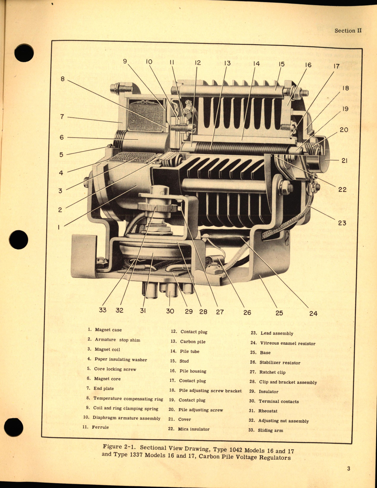 Sample page 5 from AirCorps Library document:  Overhaul Instructions for D-C Carbon Pile Voltage Regulators Types 1042 and 1337