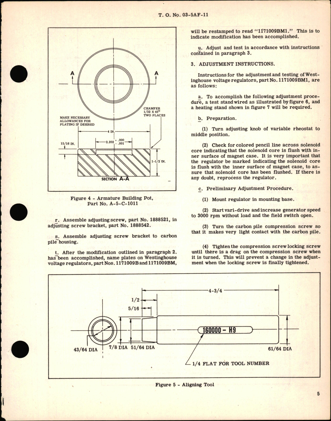 Sample page 5 from AirCorps Library document: Modification of Generator Voltage Regulators