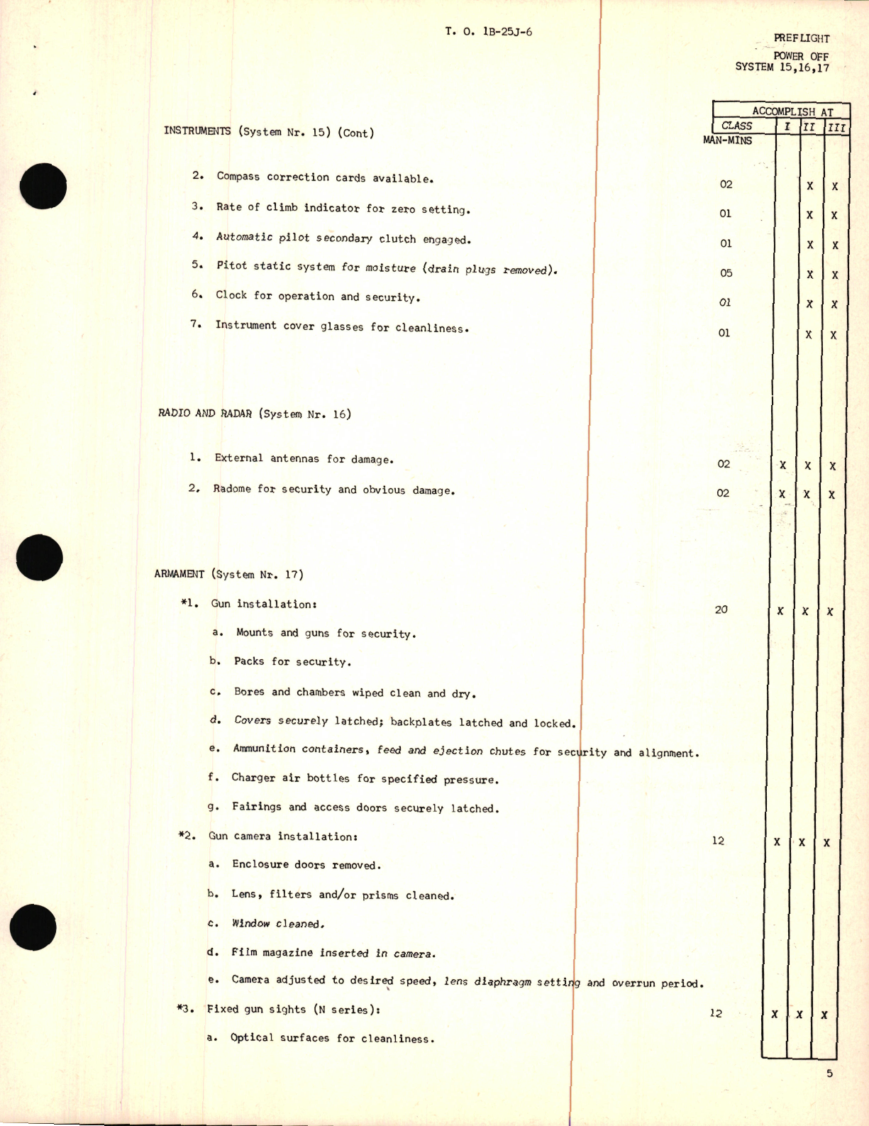 Sample page 9 from AirCorps Library document: Handbook of Inspection Requirements for USAF Model B-25 Aircraft