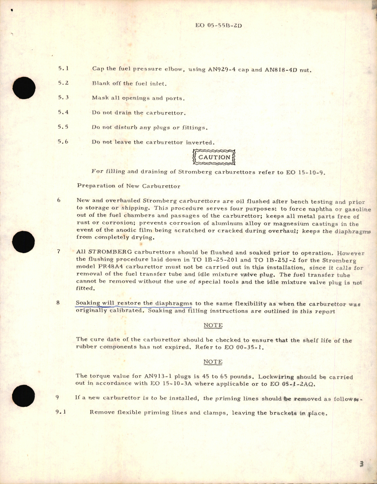 Sample page 7 from AirCorps Library document: Advance Description and Maintenance Instructions for the Stromberg Carburetor Installation Mitchell All Marks