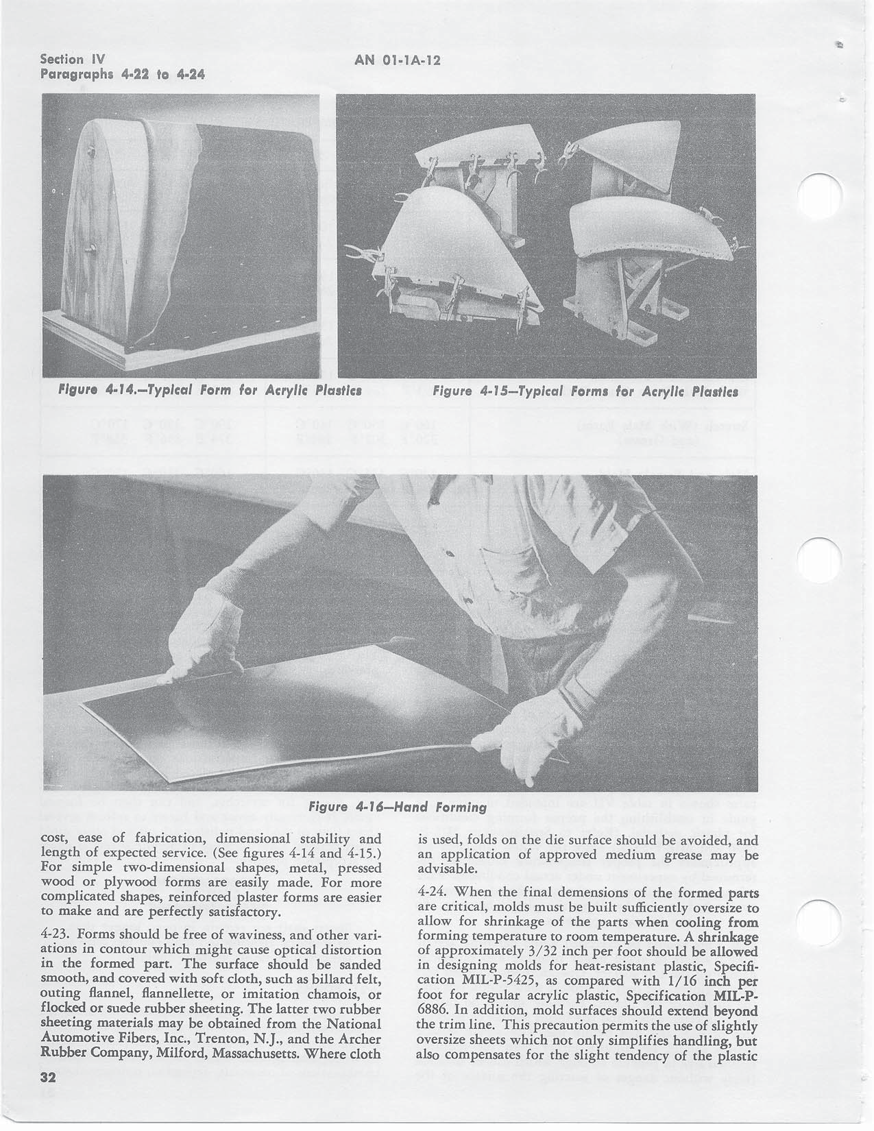 Sample page 38 from AirCorps Library document: General Fabrication, Maintenance and Repair of Transparent Plastics