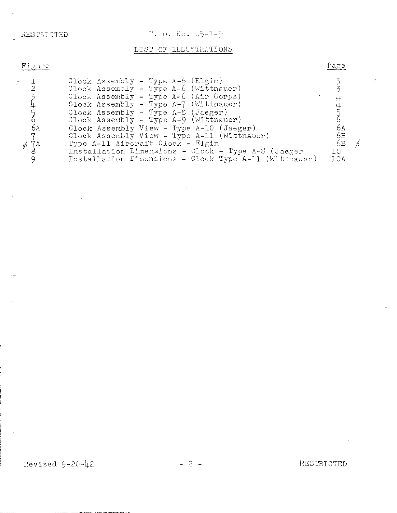 Sample page 5 from AirCorps Library document: Handbook of Instructions with Parts Catalog for Aircraft Clocks (Jaeger)