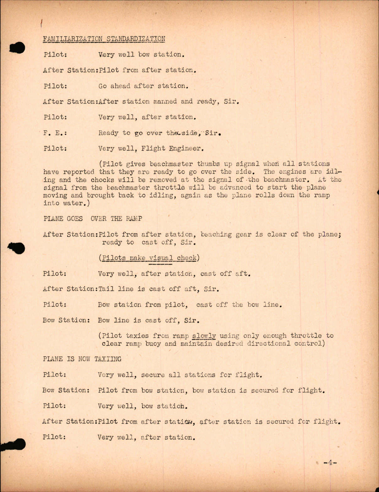 Sample page 9 from AirCorps Library document: Standardization Manual Prepared for VPB2, O.T.U. #3 at United States Naval Air Station at Banana River, Florida