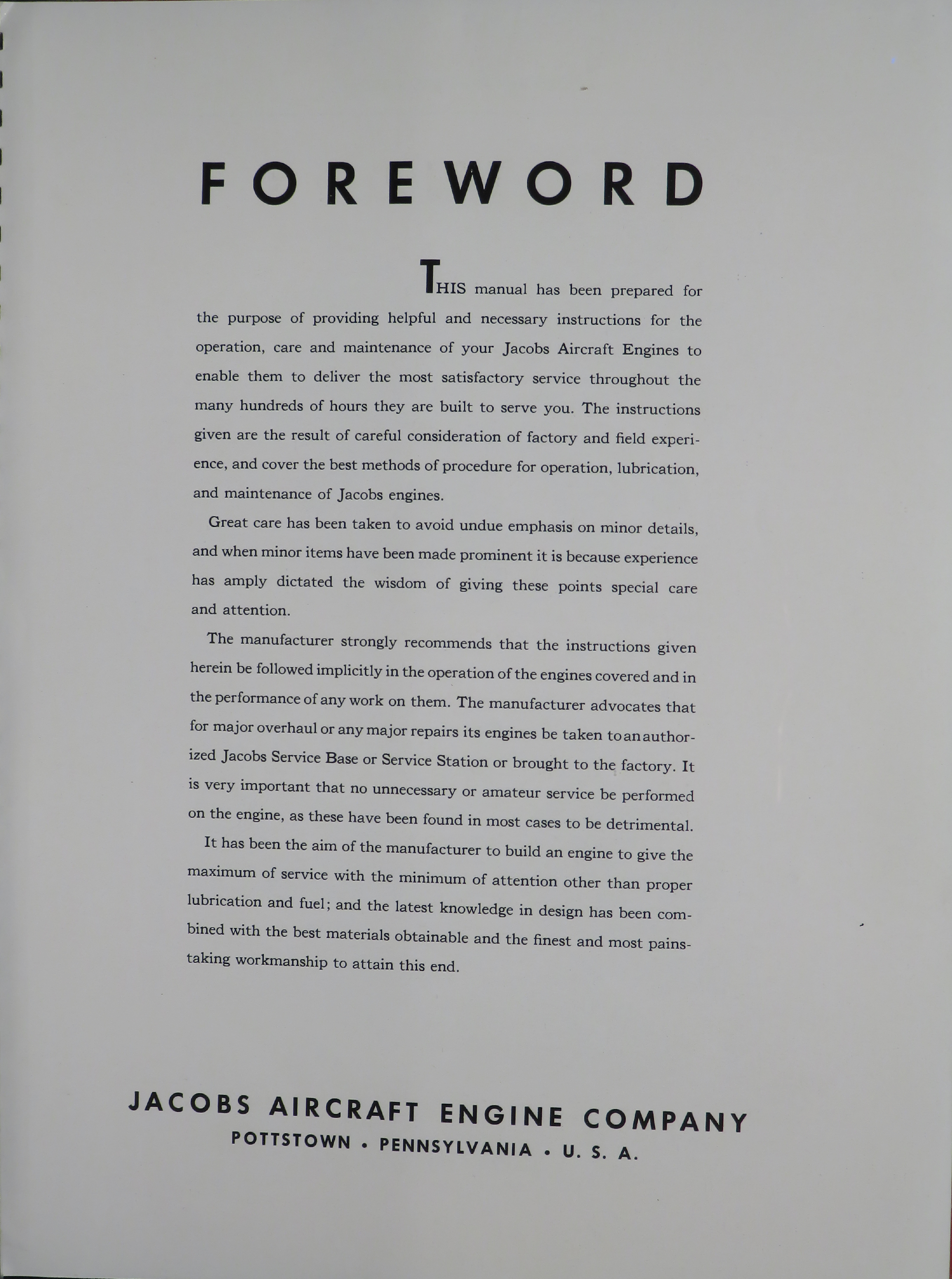 Sample page 7 from AirCorps Library document: Operation and Maintenance Instructions for the L-4MB and L-6MB Engines