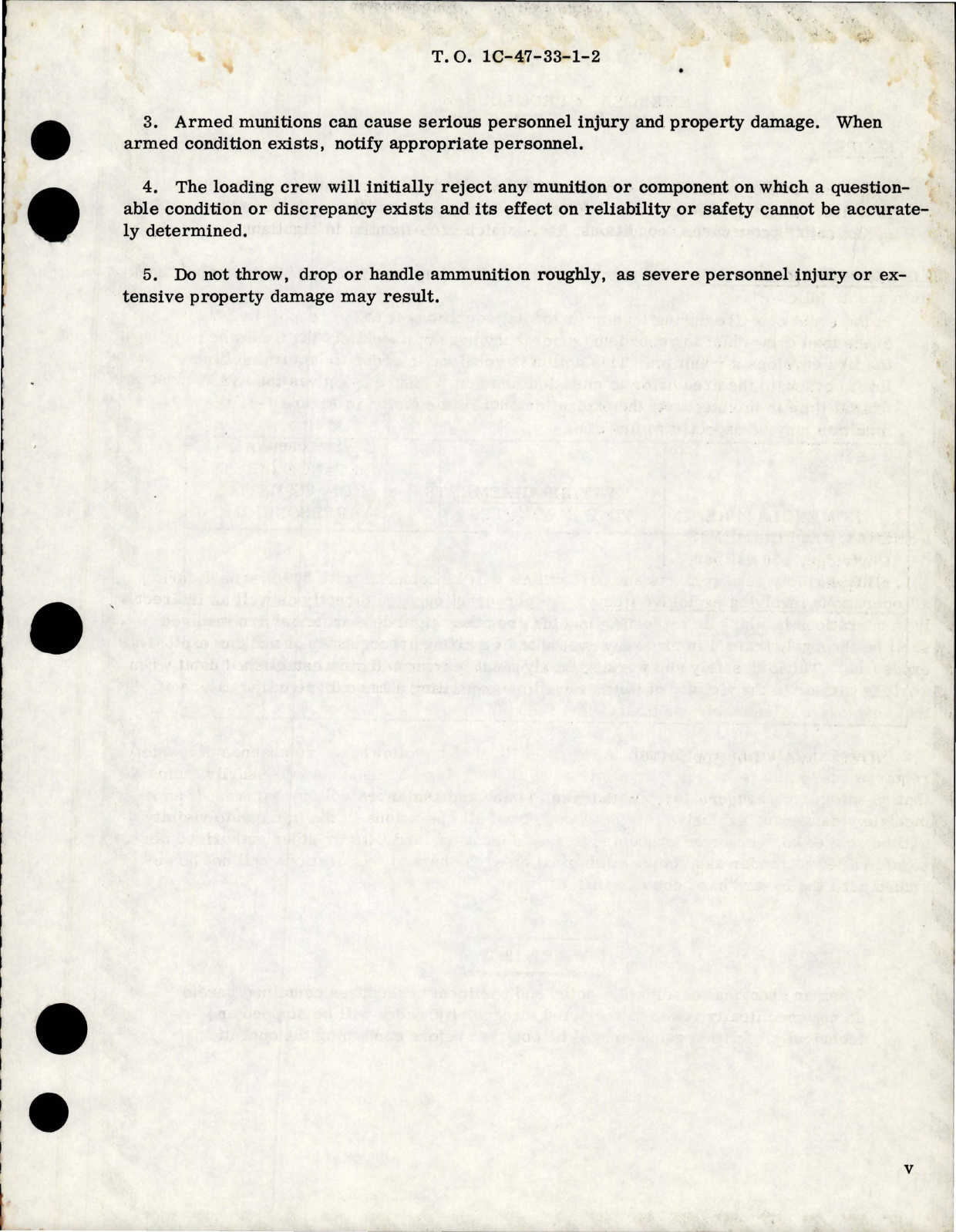 Sample page 7 from AirCorps Library document: Technical Manual for Conventional Munitions Loading Procedures for C-47