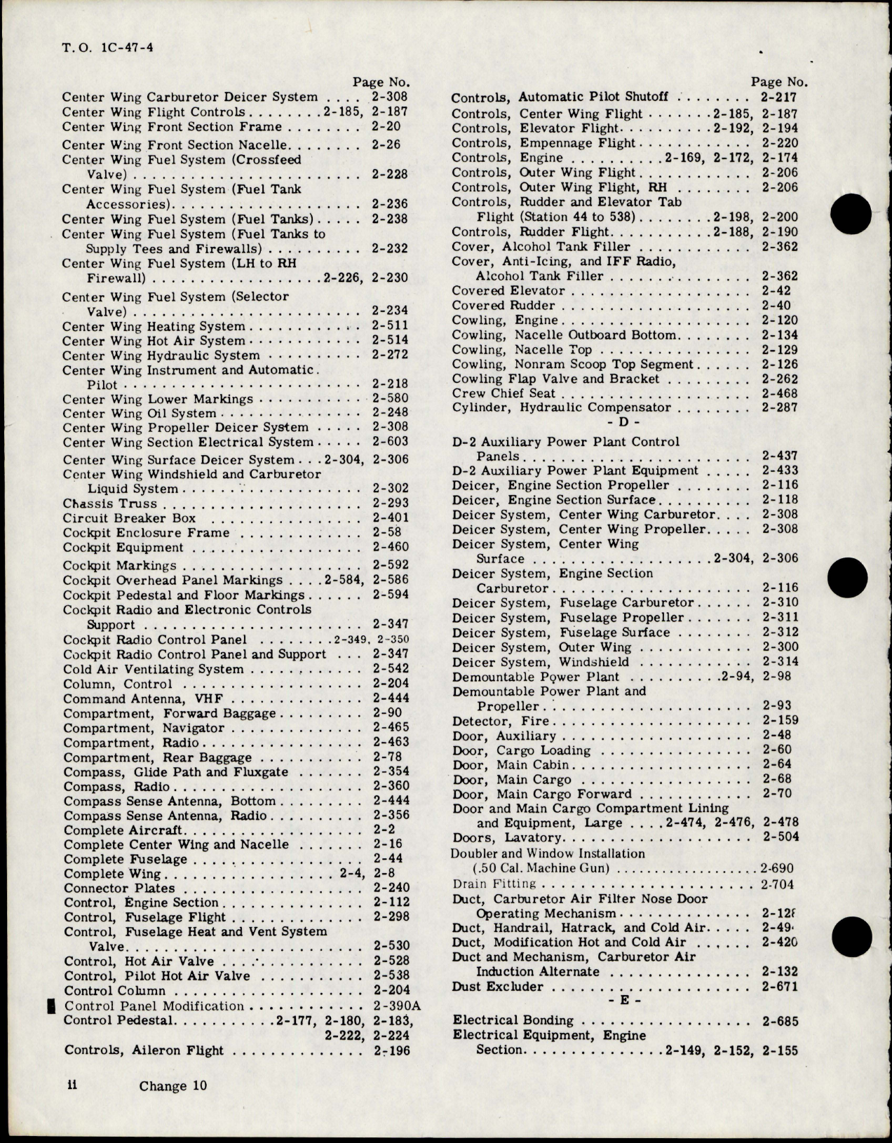 Sample page 8 from AirCorps Library document: Illustrated Parts Breakdown for C-47A, C-47B, C-47D, AC-47, EC-47, RC-47 C-117A and C-117B