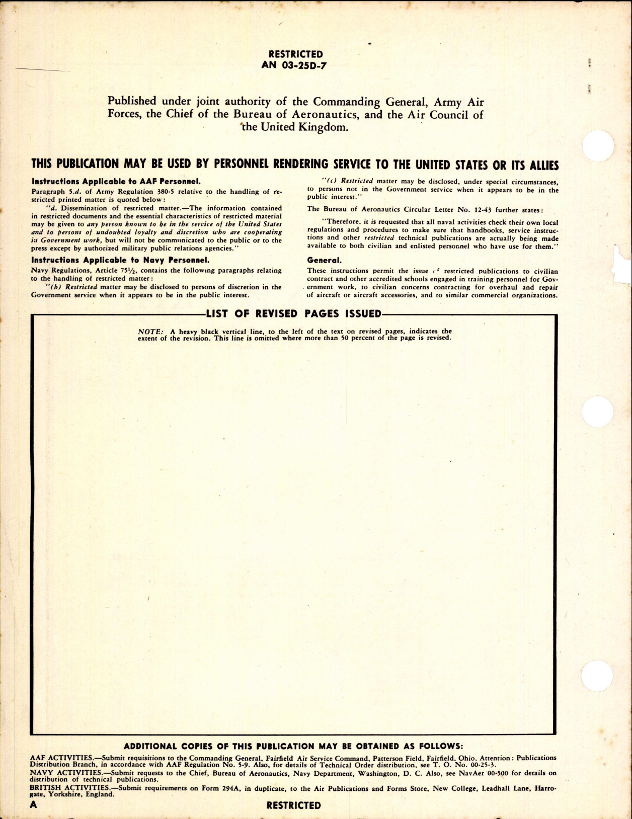 Sample page 2 from AirCorps Library document: Instructions with Parts Catalog for Nose & Tail Wheels