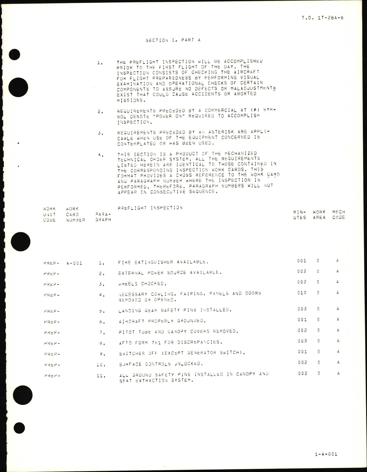 Sample page 7 from AirCorps Library document: Inspection Requirements for T-28A, T-28B, T-28C and AT-28D Aircraft