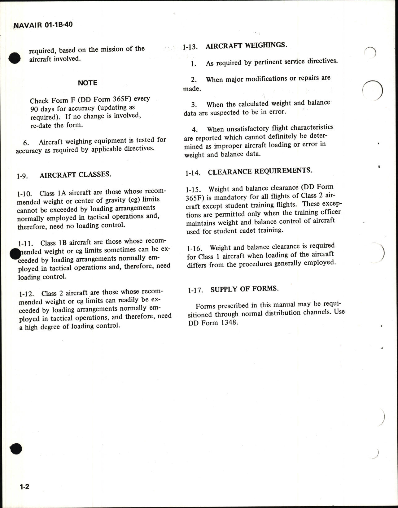 Sample page 5 from AirCorps Library document: Weight and Balance for T-28B Aircraft