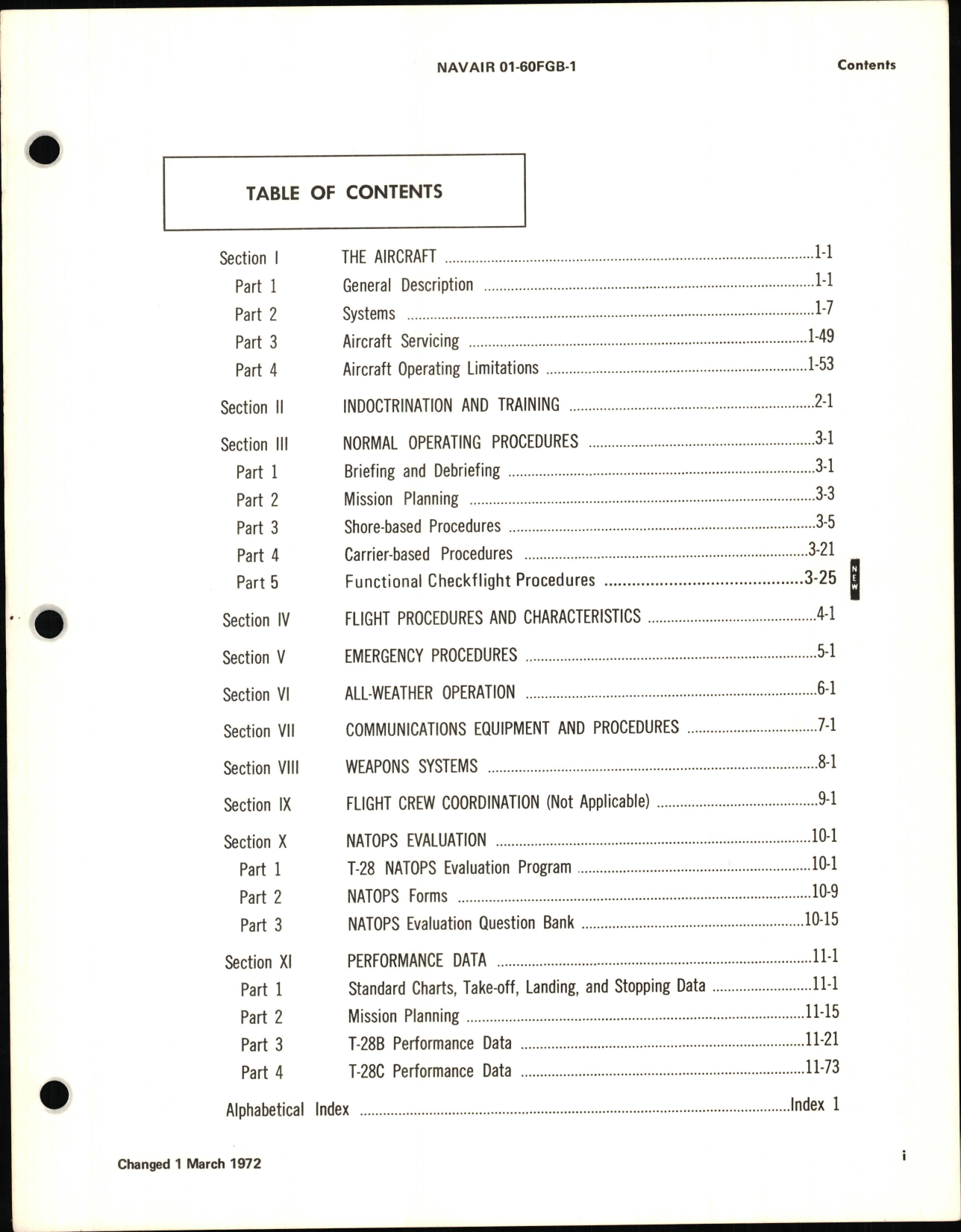 Sample page 7 from AirCorps Library document: NATOPS Flight Manual for T-28B and T-28C Aircraft
