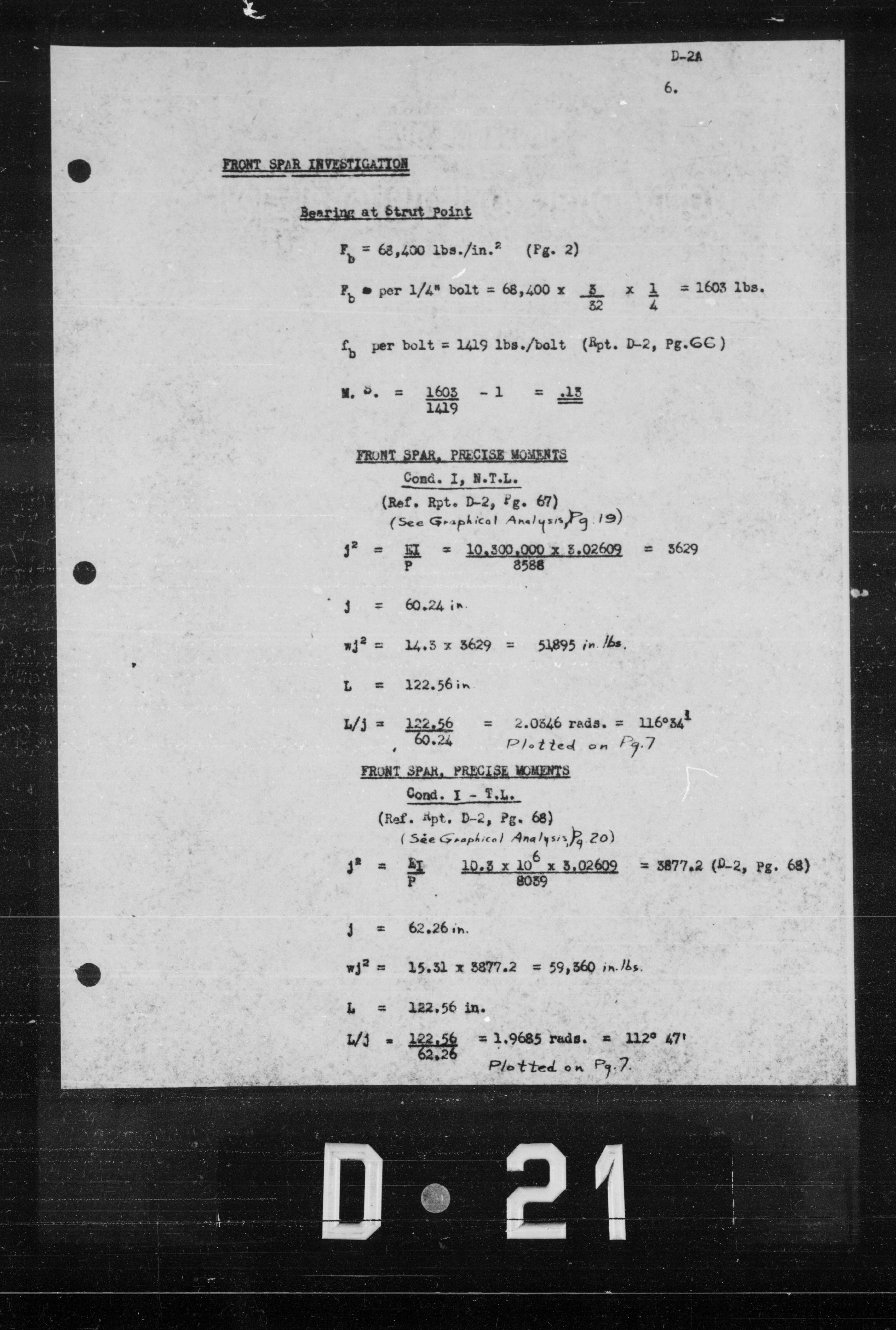 Sample page 9 from AirCorps Library document: Investigation of 61 ST Aluminum Spars for Model D & DN L-2