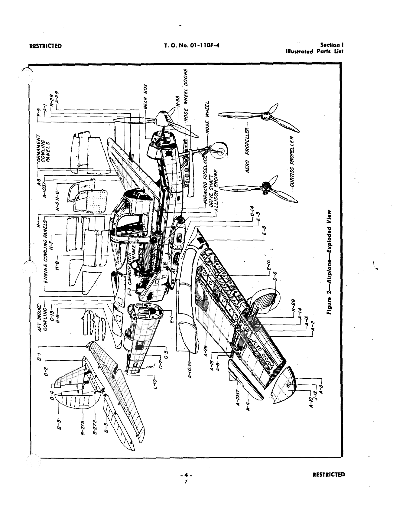 Sample page 8 from AirCorps Library document: Parts Catalog for P-400, P-93D, D-1, D-2 and K-1 Airplanes