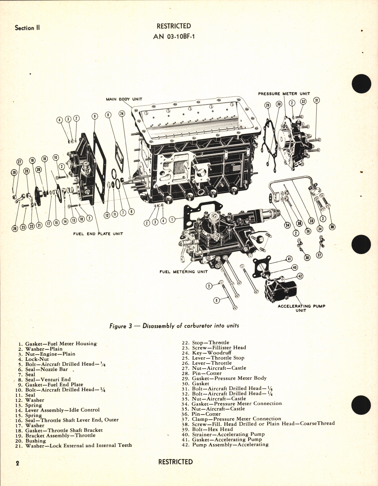 Sample page 8 from AirCorps Library document: Handbook of Instructions with Parts Catalog for Hydro-Metering Carburetor Model 58CPB-4
