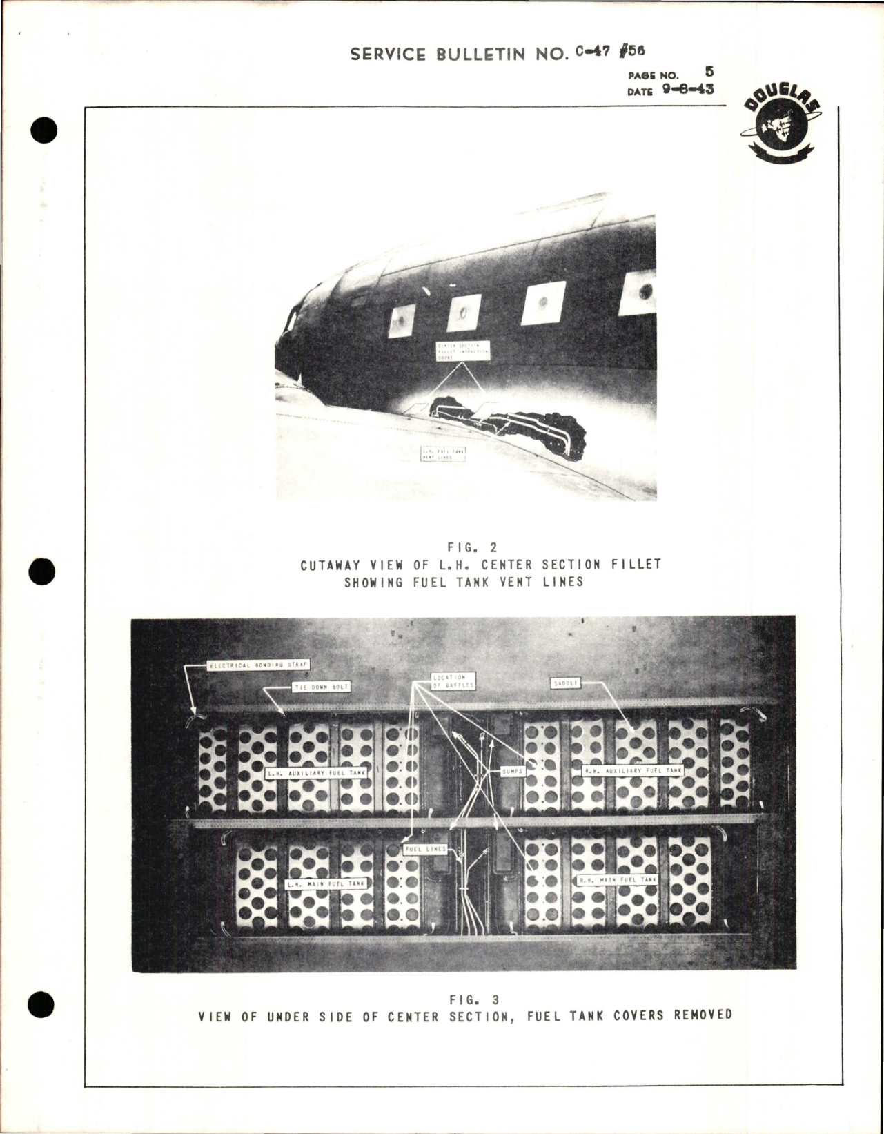 Sample page 5 from AirCorps Library document: Replacement of Main and Auxiliary Fuel Tank Baffles