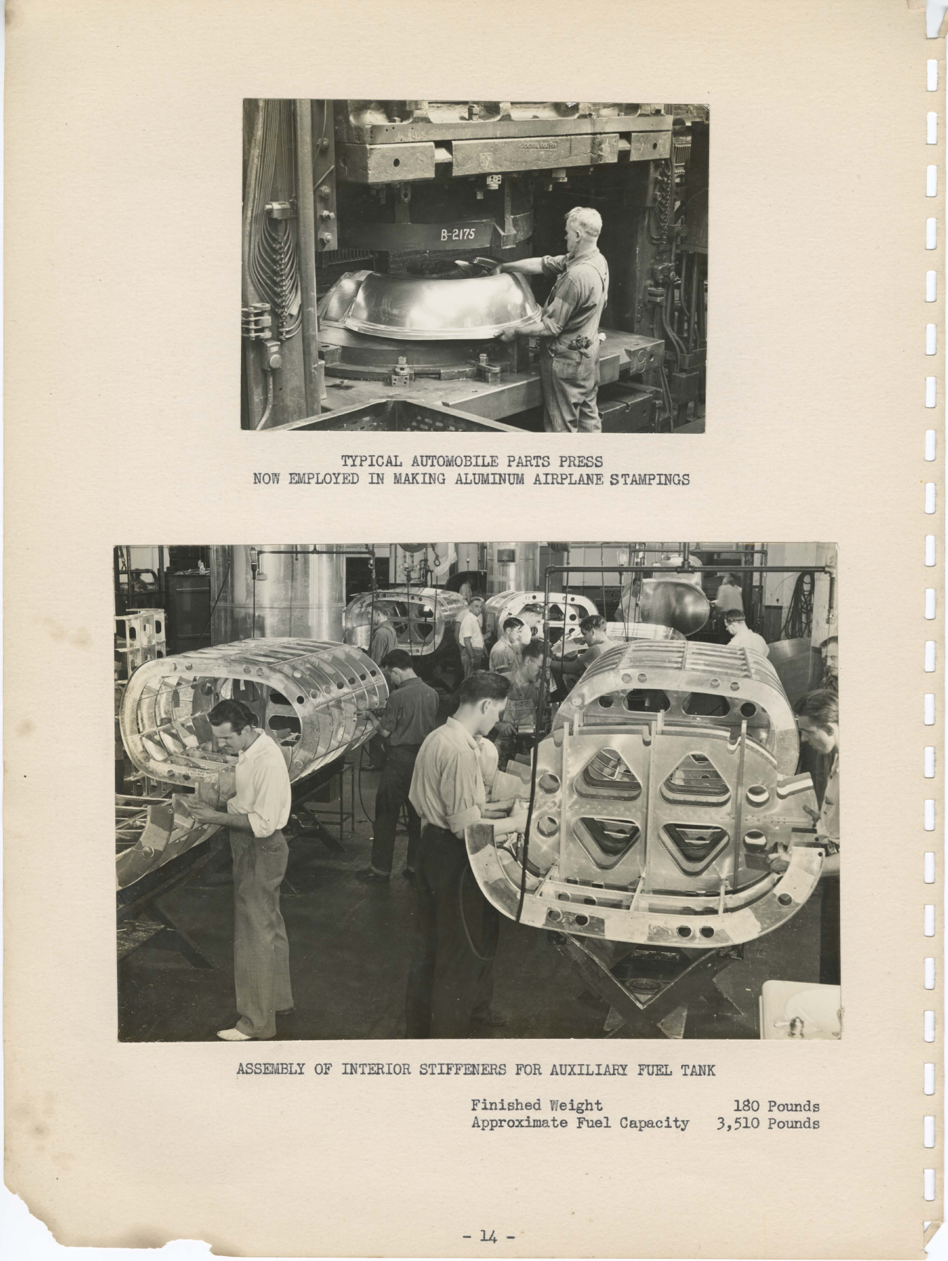 Sample page 5 from AirCorps Library document: Fisher Auto Body Operating Report - Aircraft Program