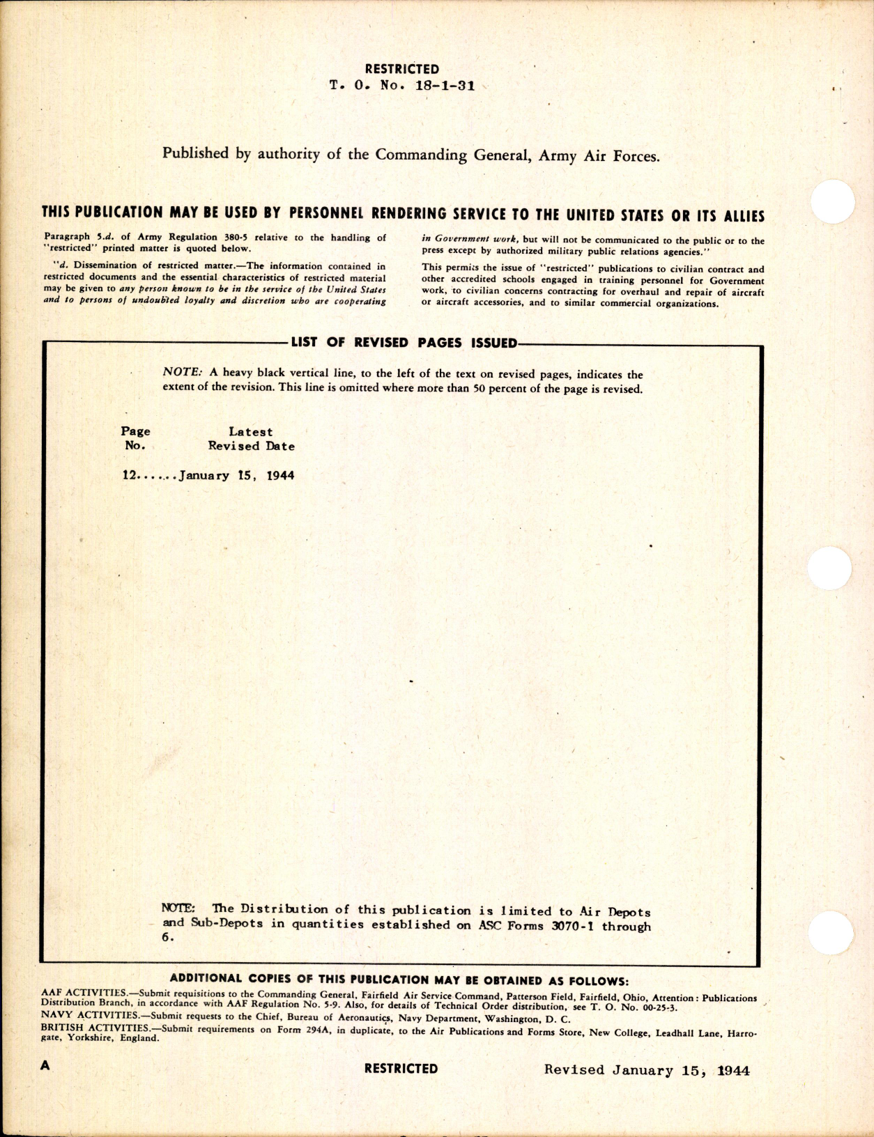 Sample page 2 from AirCorps Library document: Handbook of Instructions for Supercharger Regulator Test Stand 