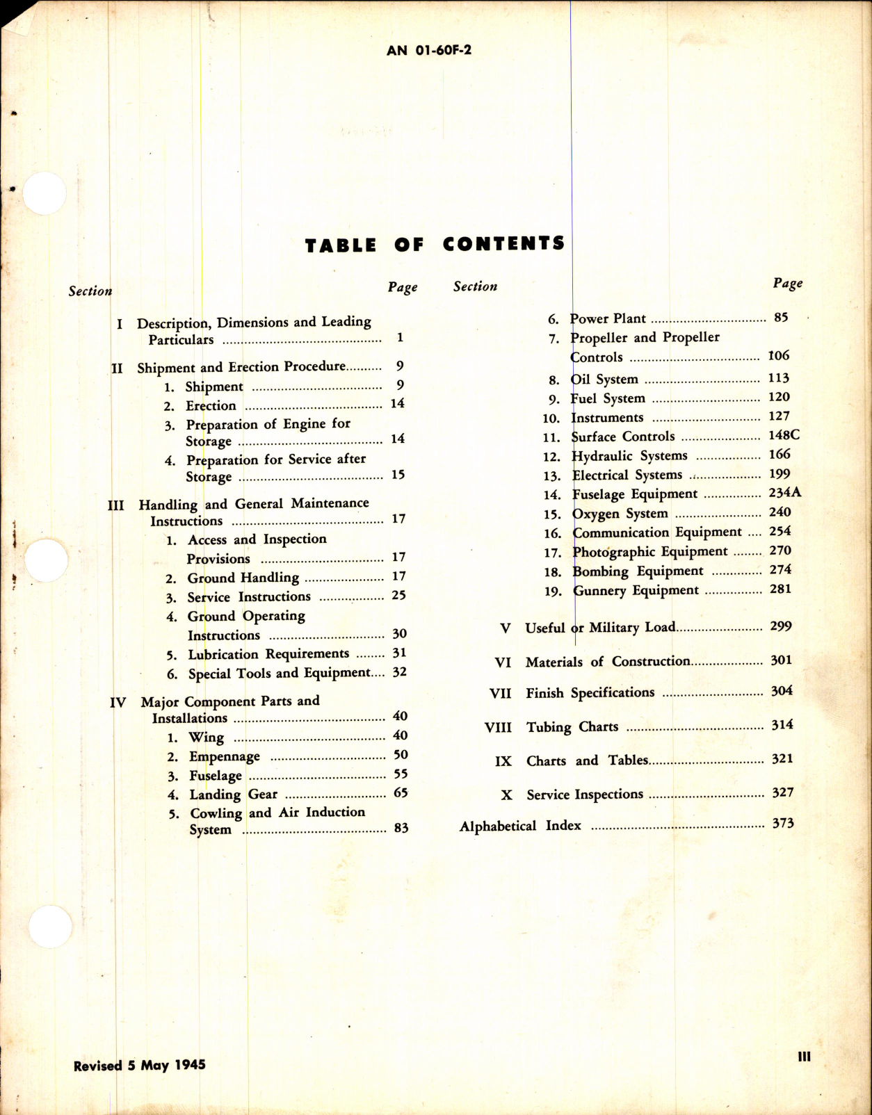 Sample page 3 from AirCorps Library document: Erection and Maintenance Instructions for T-6