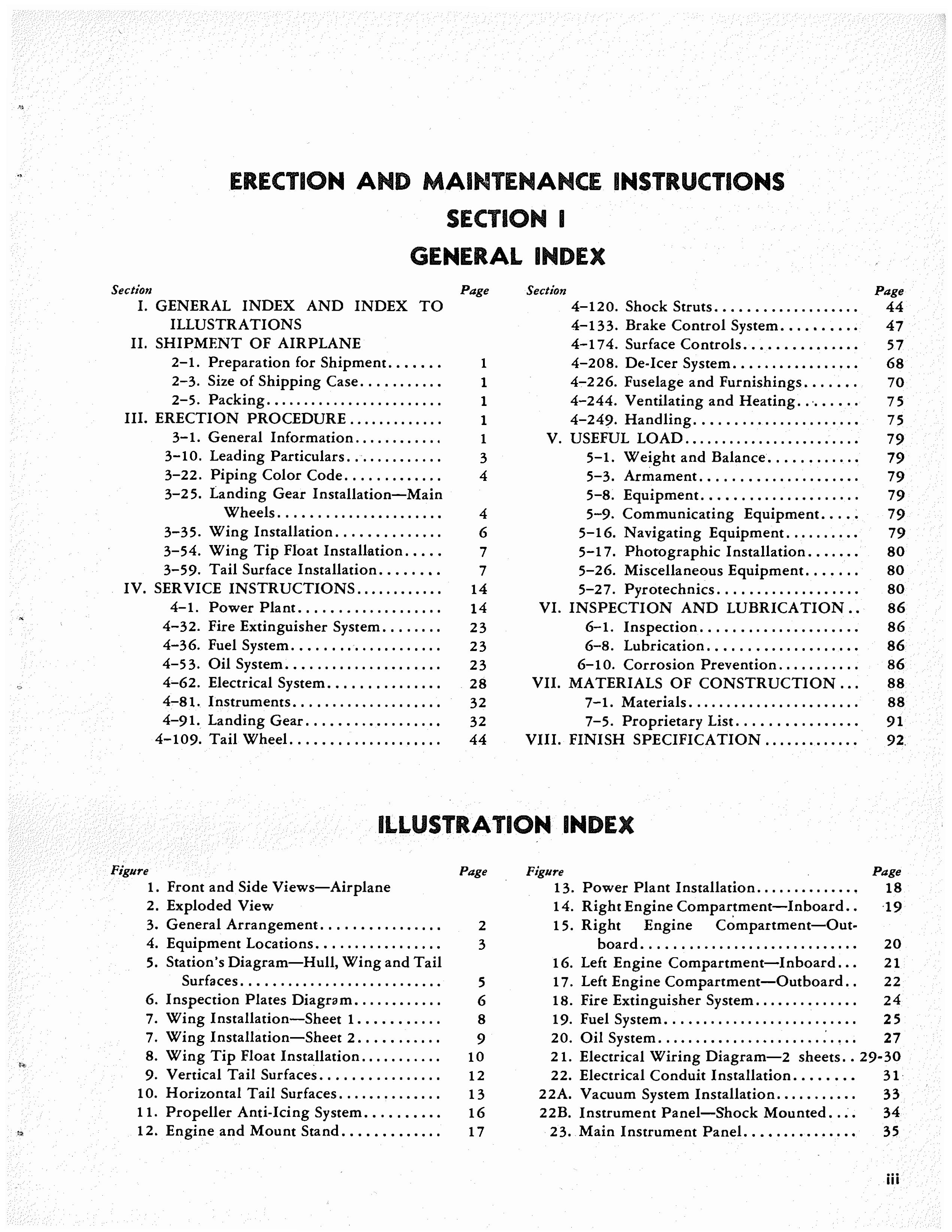 Sample page 5 from AirCorps Library document: Service Manual for Grumman Goose Model G-21A (JRF)