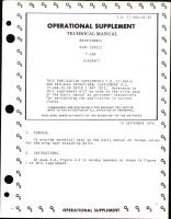 Operational Supplement to Technical Manual of Maintenance for USAF Series T-28A Aircraft